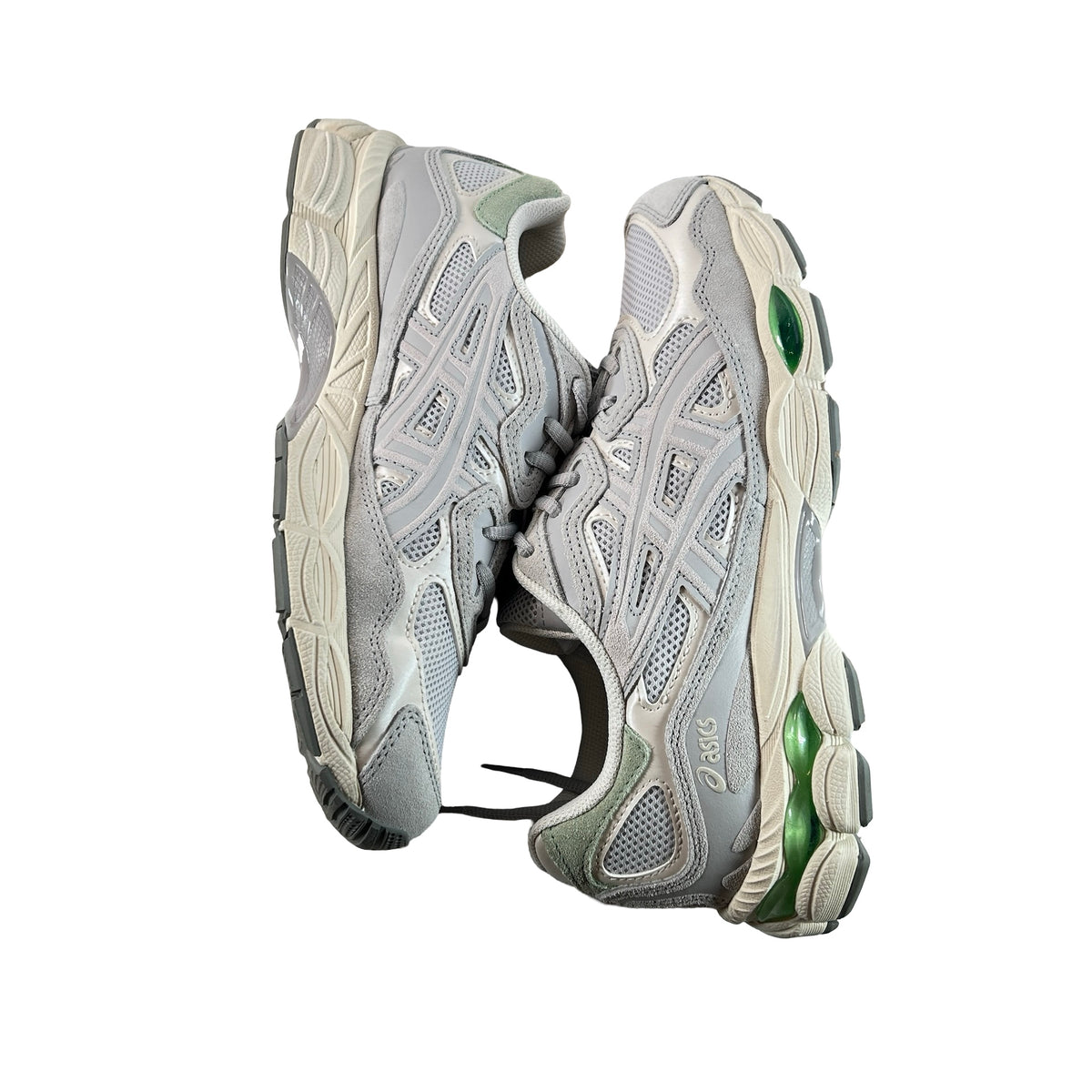 1203A383 022 ASICS Gel-NYC Cloud Grey Green [USED] - 8.5 M (Used)