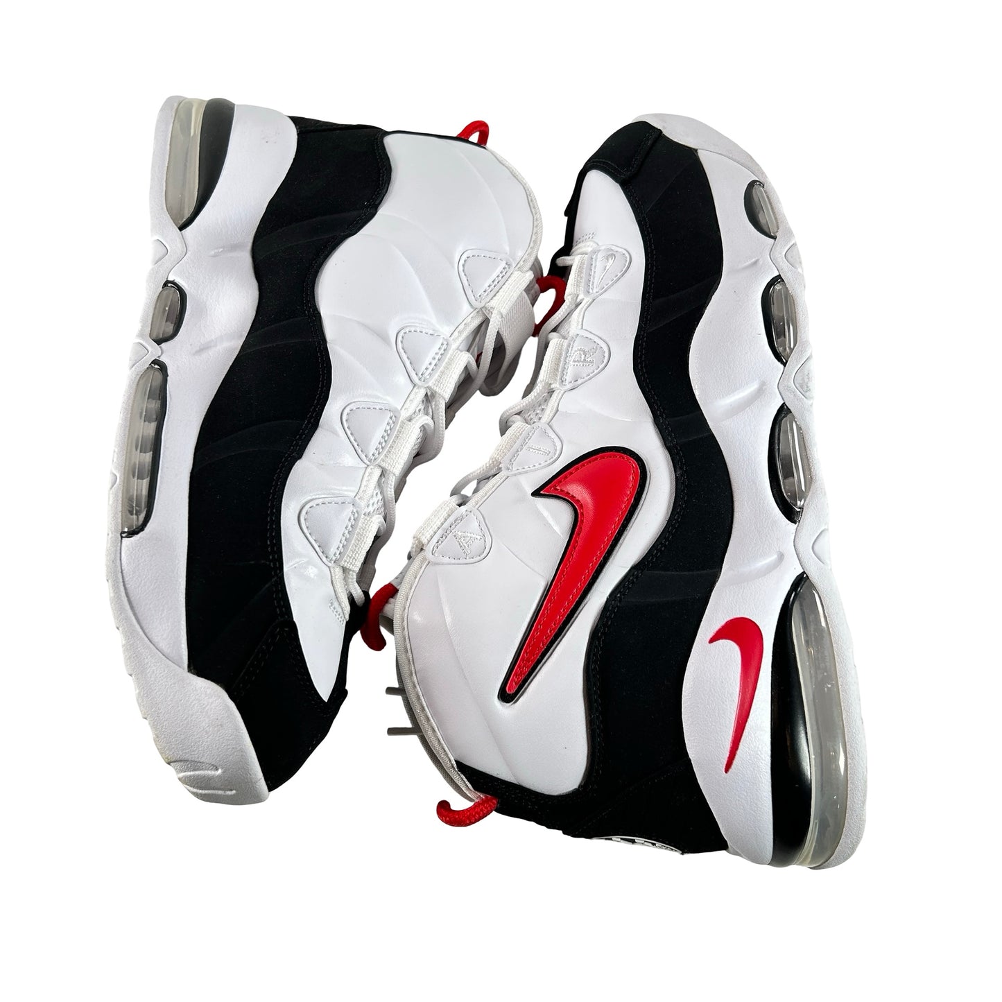 CK0892 101 Nike Air Max Uptempo 95 White Red Black [USED] - 12 M (Used)