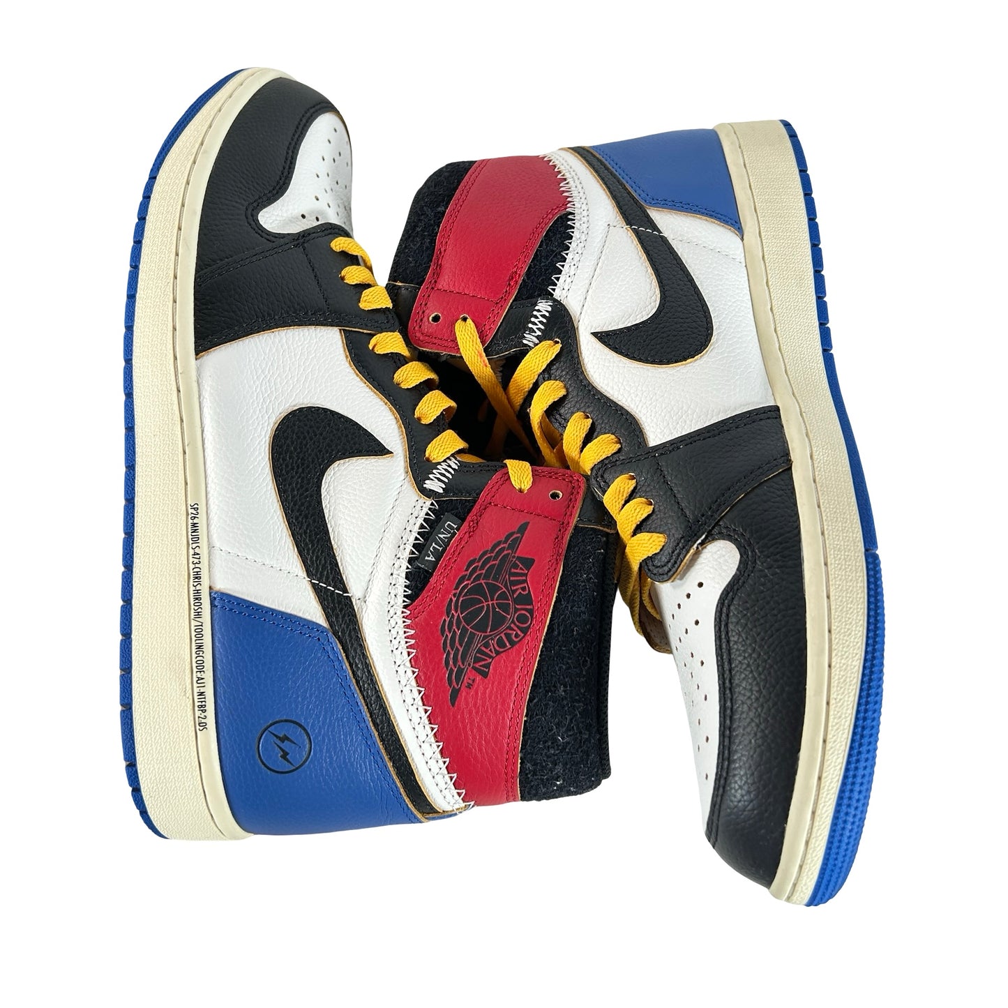 IO7847 002 Jordan 1 Retro High OG SP Fragment x Union LA Varsity Red Sport Royal [USED] - 12 M (Used3)