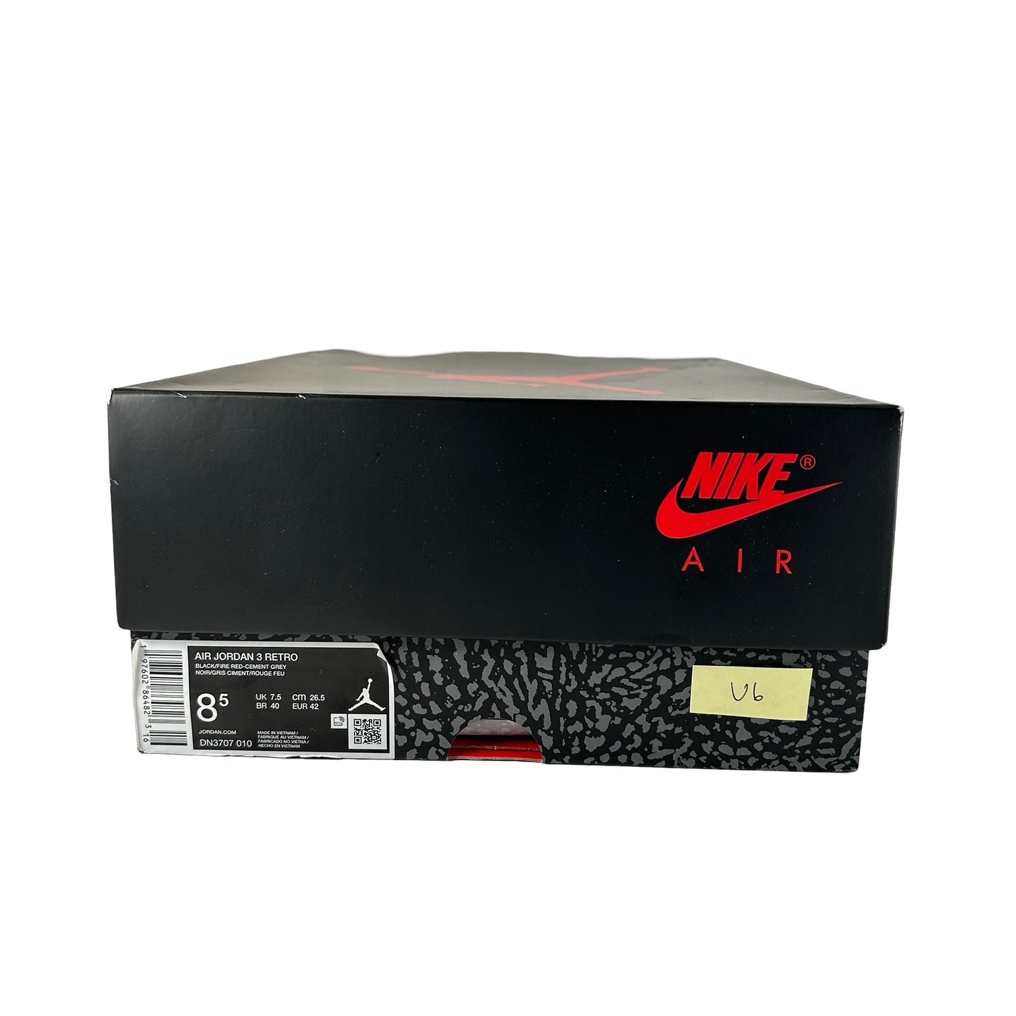 DN3707 010 Jordan 3 Retro Black Cement Reimagined (2024) [USED] - 8.5 M (Used6)