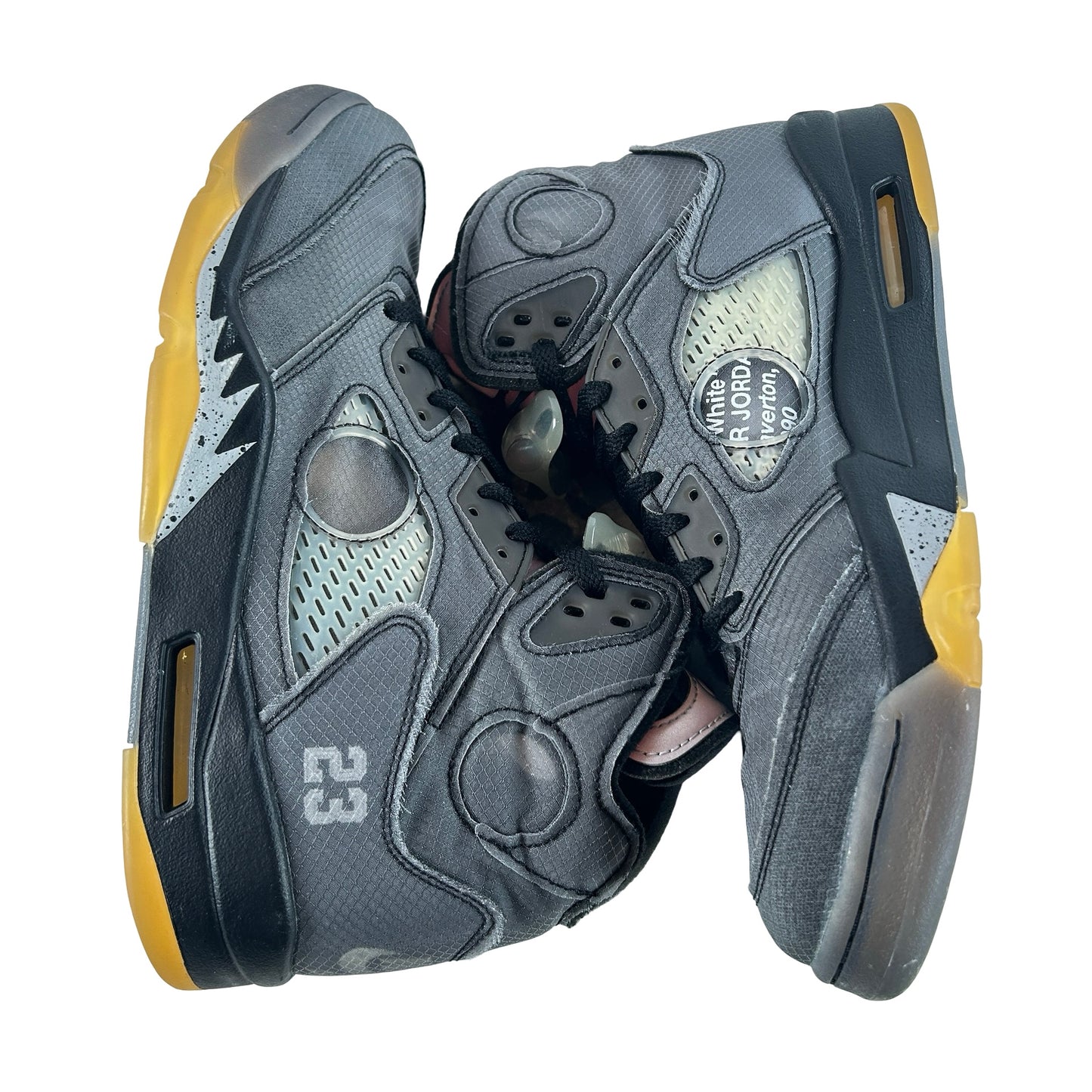 CT8480 001 Jordan 5 Off-White Black [USED] - 11 M (Used5)