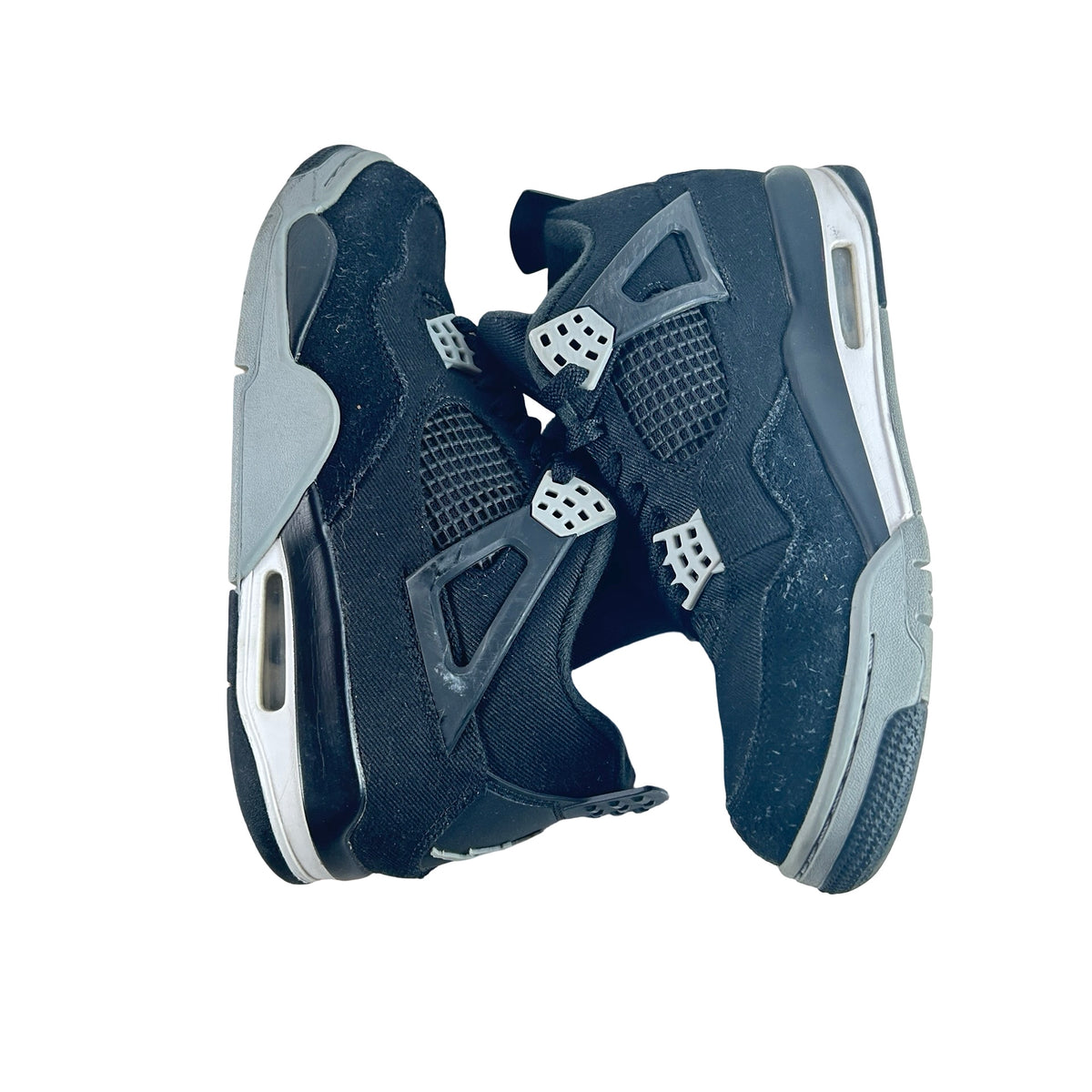 DH7138 006 Jordan 4 Retro SE Black Canvas [USED] - 8.5 M (Used5)