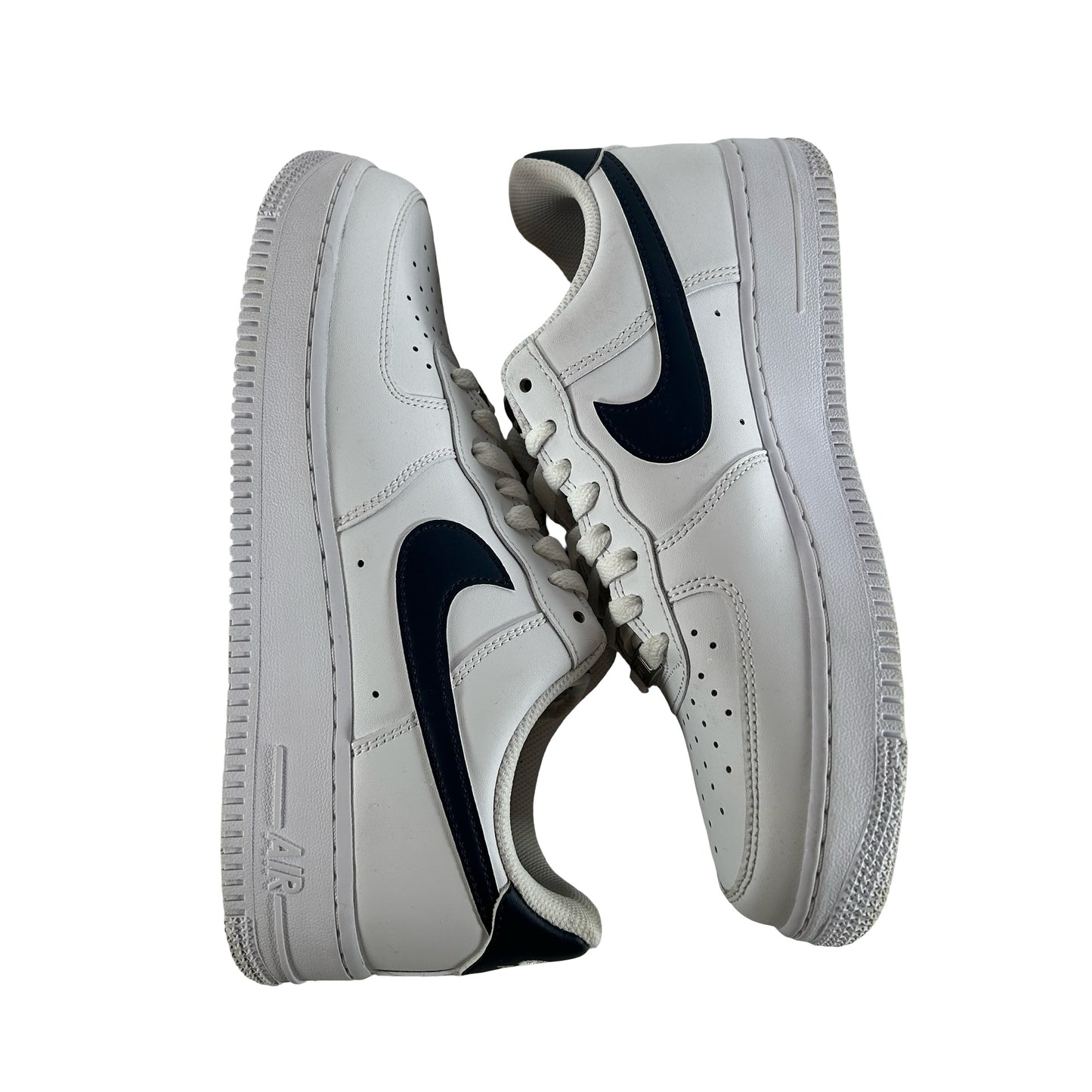 FJ4146 119 Nike Air Force 1 Low '07 White College Navy [USED] - 8.5 M (Used2) (No Box2)