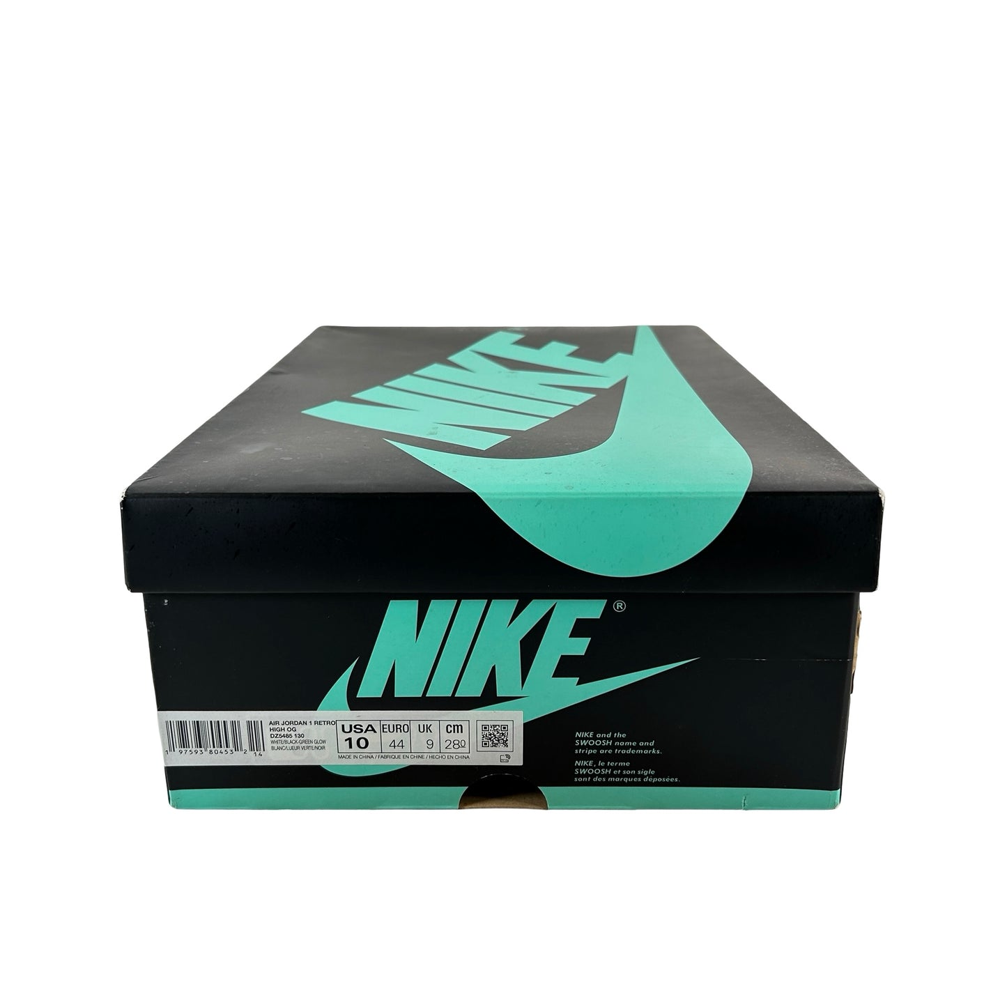DZ5485 130 Jordan 1 Retro High OG Green Glow [USED] - 10 M (Used)