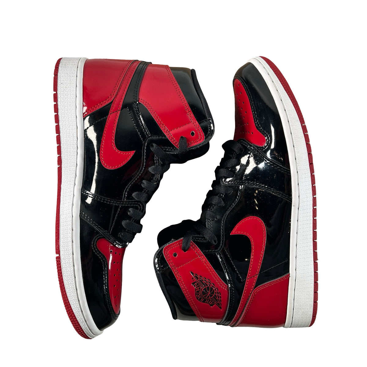 555088 063 Jordan 1 Retro High OG Patent Bred [USED] - 9.5 M (Used13)