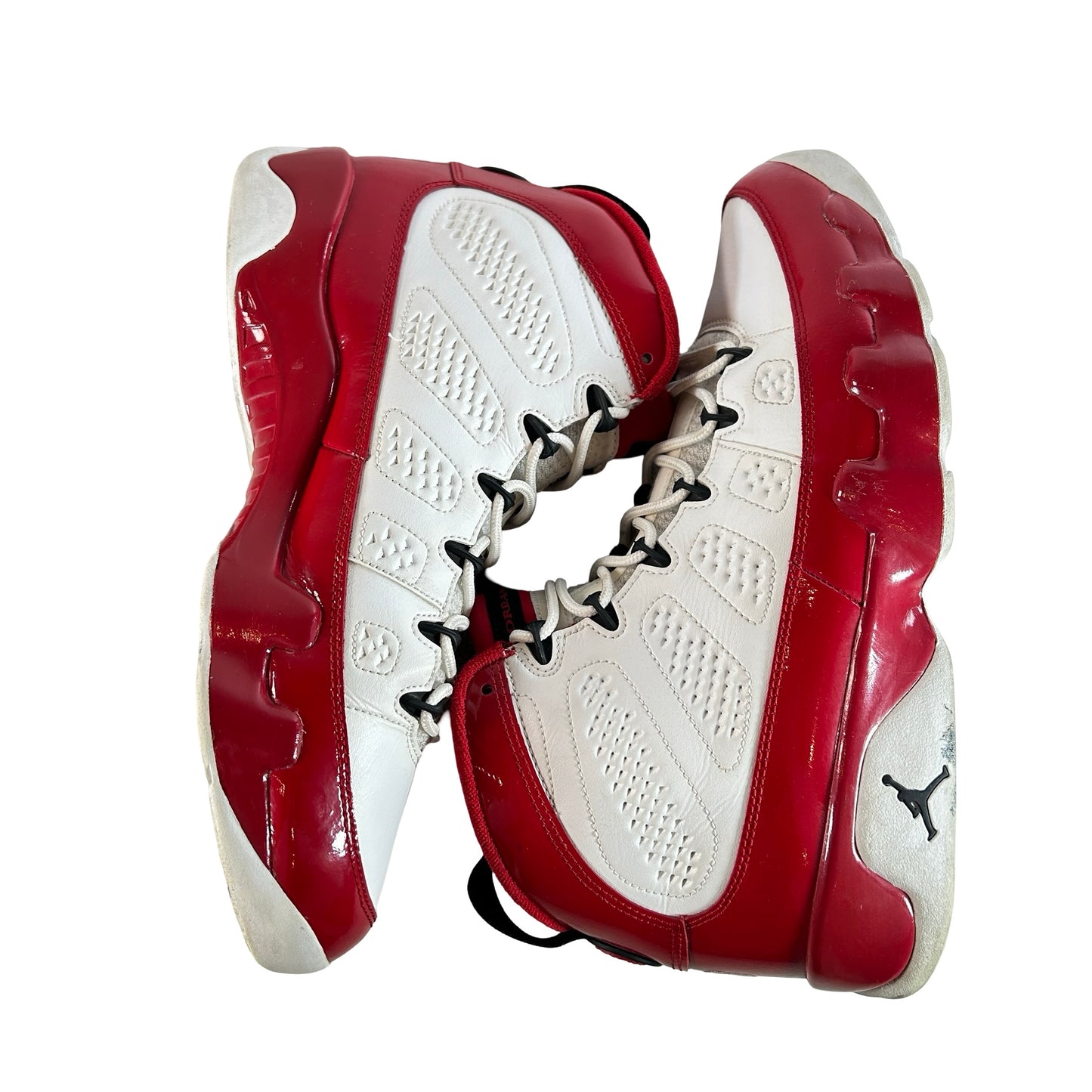 302370 160 Jordan 9 Retro White Gym Red [USED] - 11 M (Used) (Replace Box)