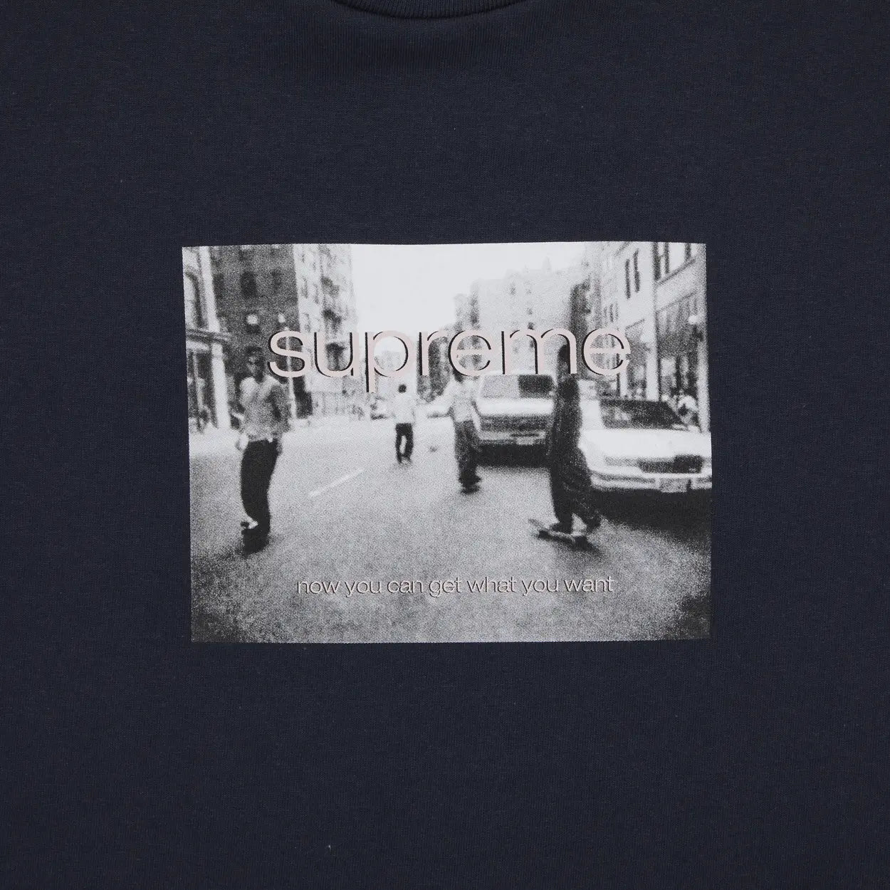 Supreme Crew 96 Tee Navy [USED] - L (Used)