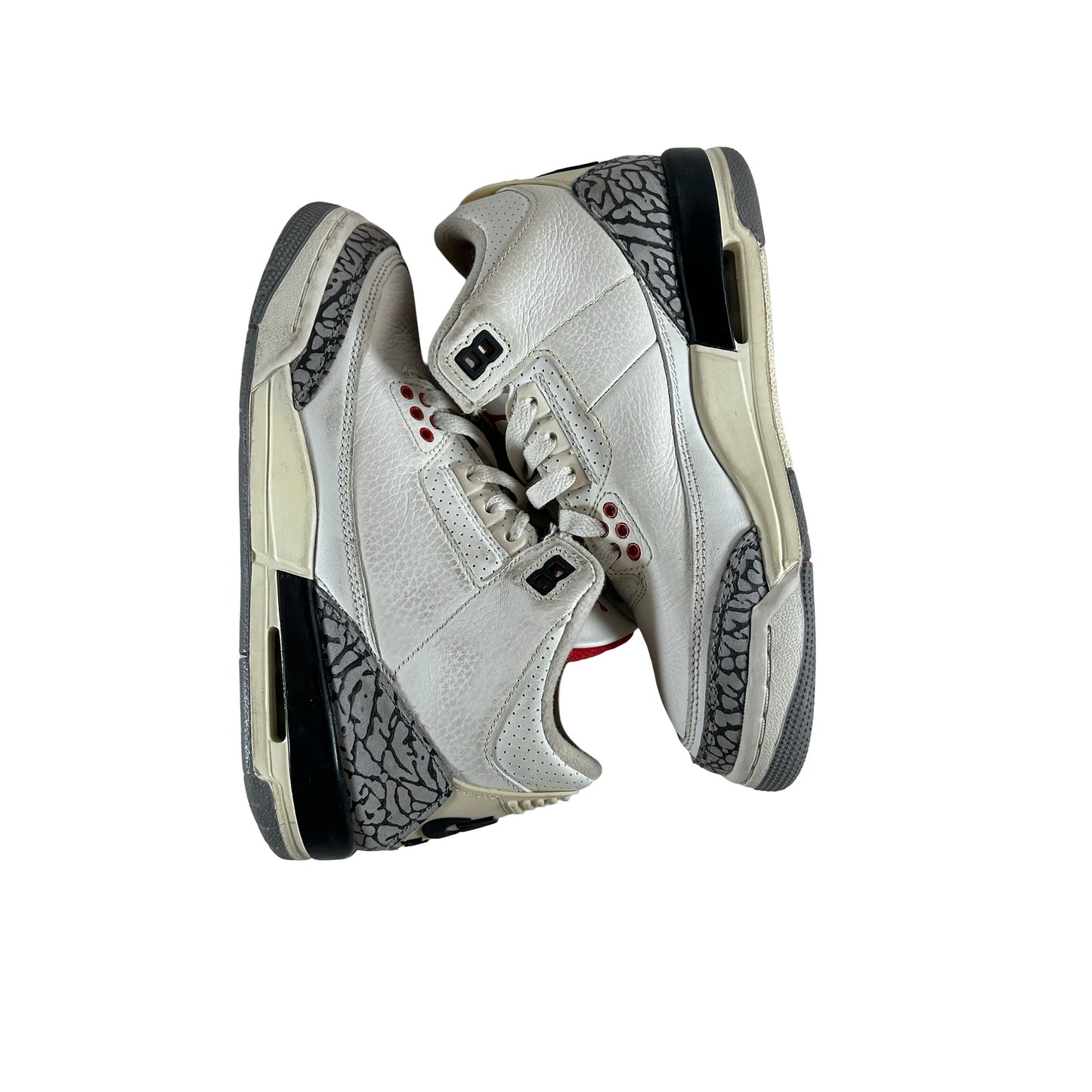 DM0967 100 Jordan 3 Retro White Cement Reimagined (GS) [USED] - 4 Y (Used2) (No Box2)