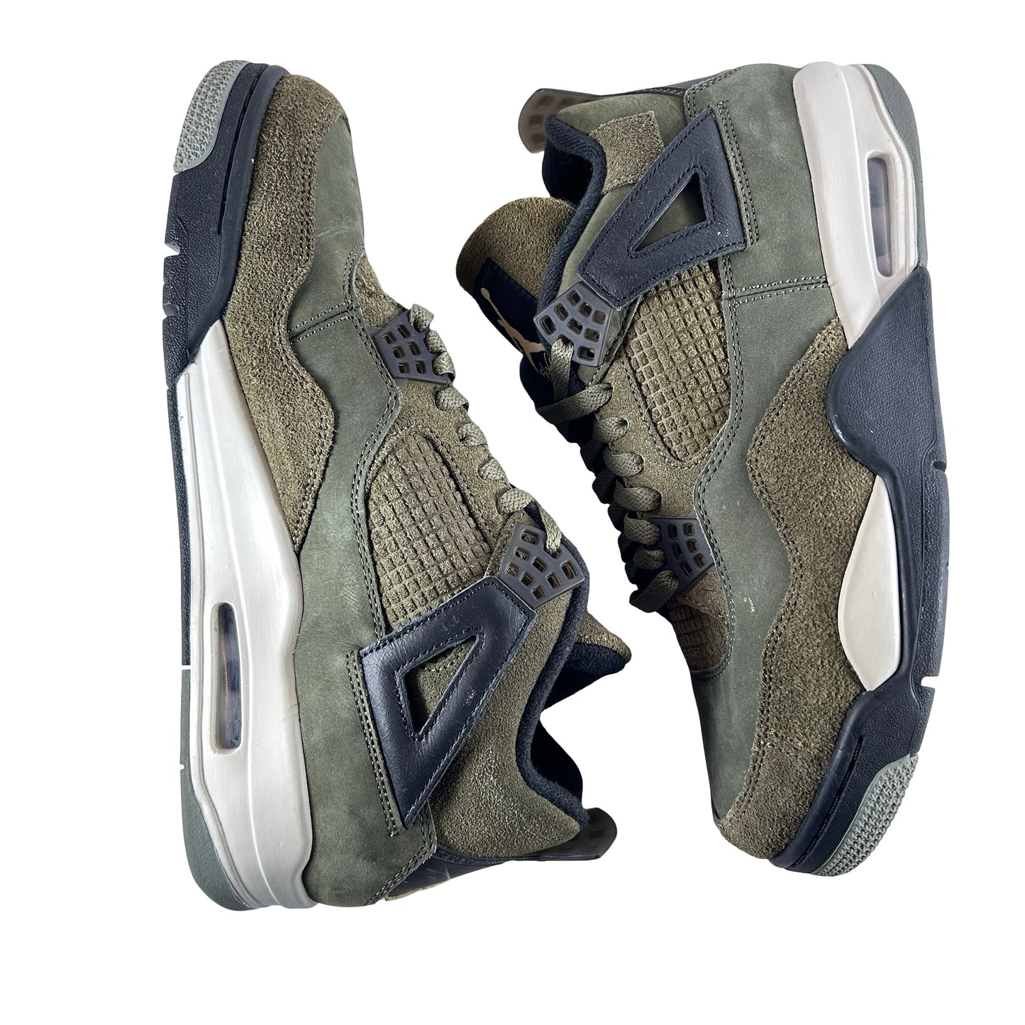 FB9927 200 Air Jordan 4 Craft Medium Olive [USED] - 10.5 M (Used) (No Box)