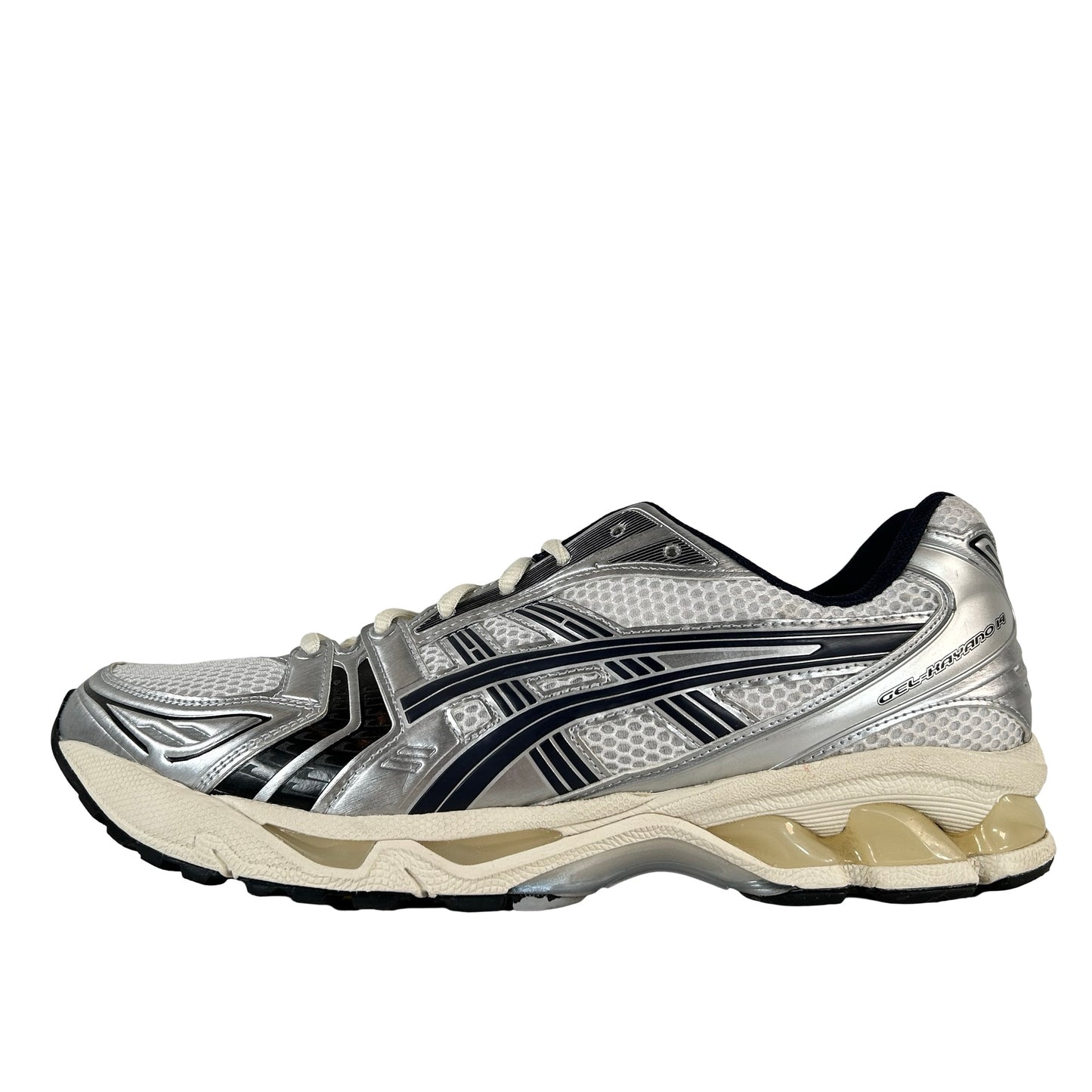 1203A961 100 ASICS Gel-Kayano 14 JJJJound White Navy [USED] - 12 M (Used)