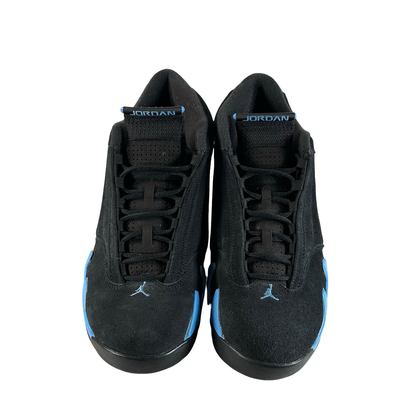 487471 007 Jordan 14 Retro Black University Blue (2026) [USED] - 12 M (Used)