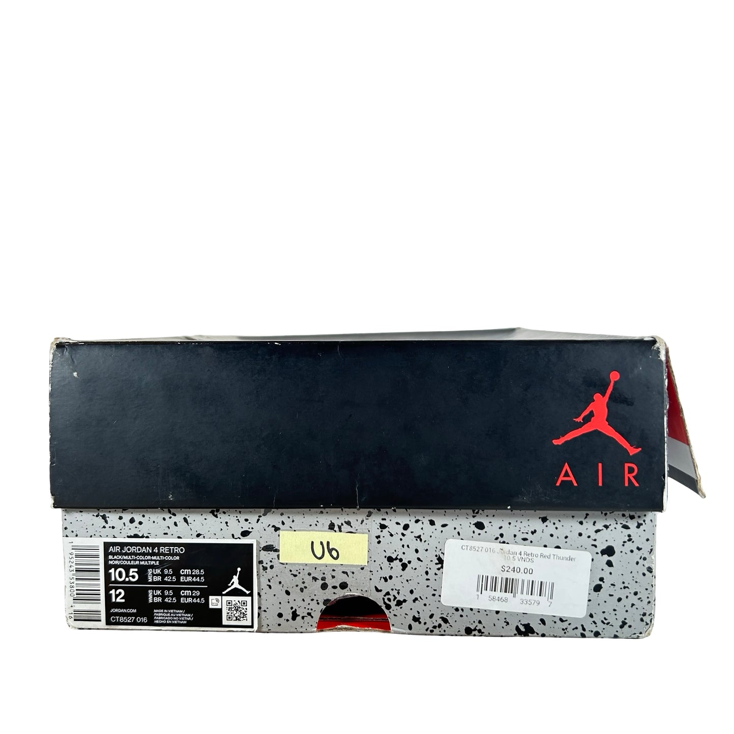 CT8527 016 Jordan 4 Retro Red Thunder [USED] - 10.5 M (Used6)