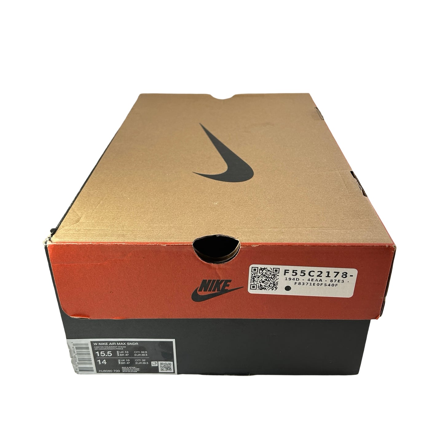 HJ8080 700 Nike Air Max Sunder Canyon Gold Deep Ocean (W) [USED] - 15.5 W (VNDS)