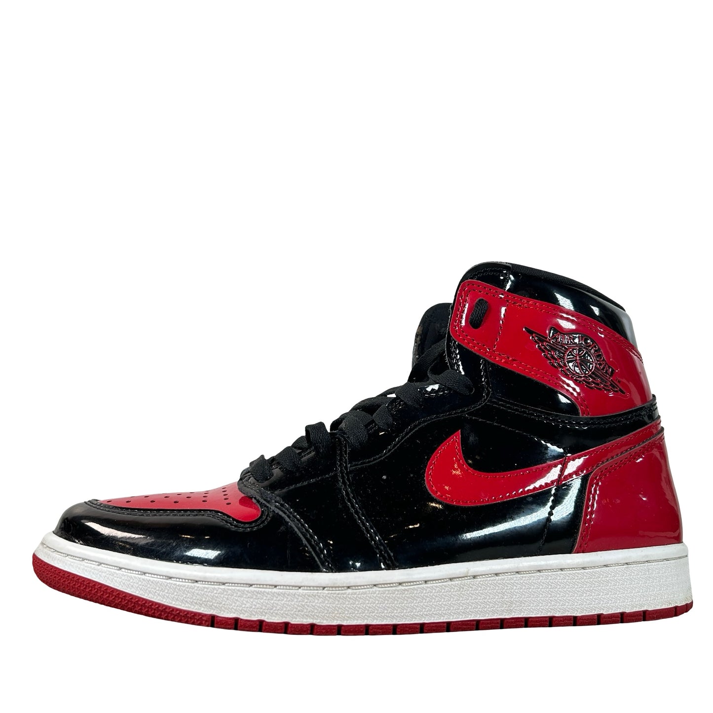 555088 063 Jordan 1 Retro High OG Patent Bred [USED] - 9.5 M (Used2) (No Box2)