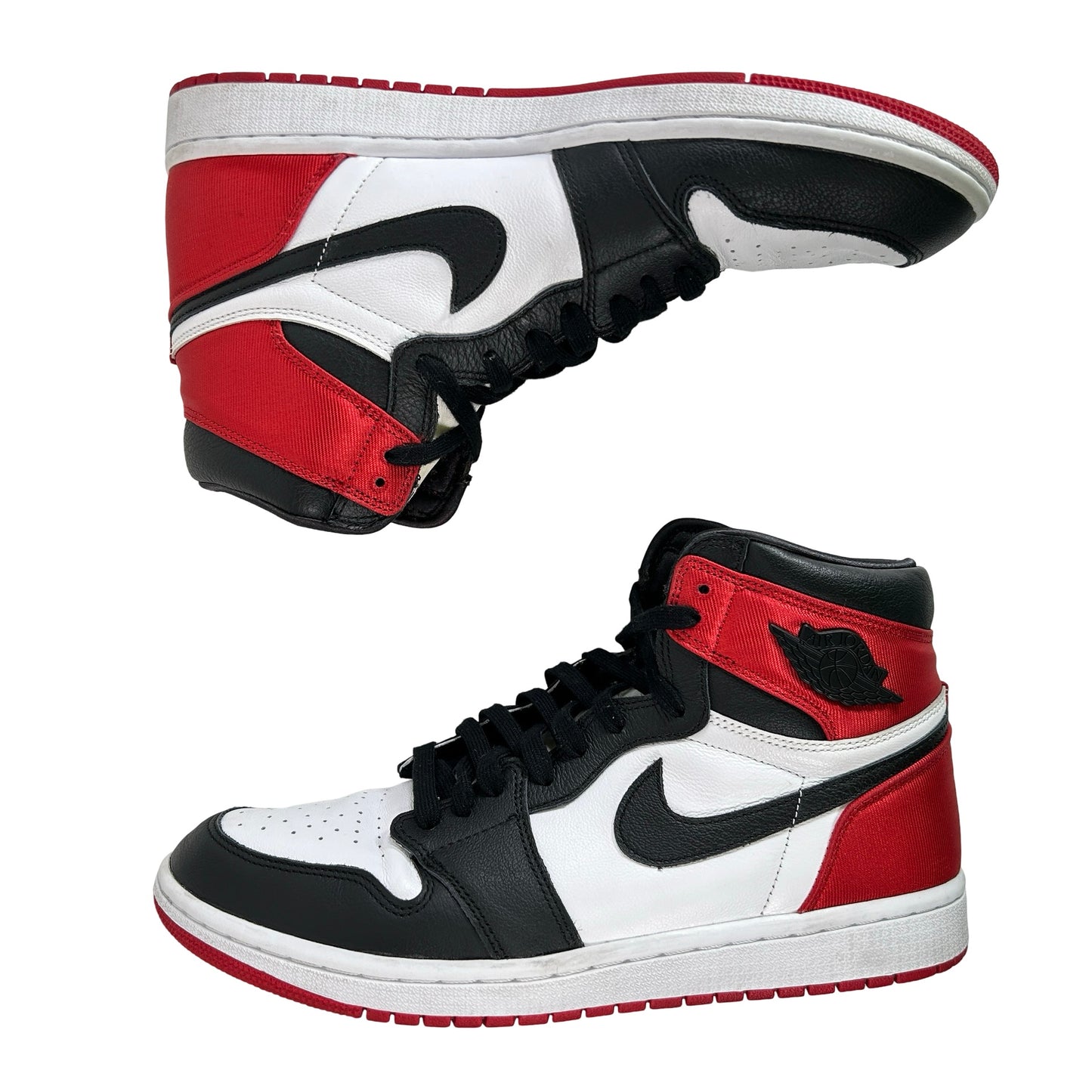 CD0461 016 AJ1 Satin Black Toe [USED] - 12 W (Used) (No Box)