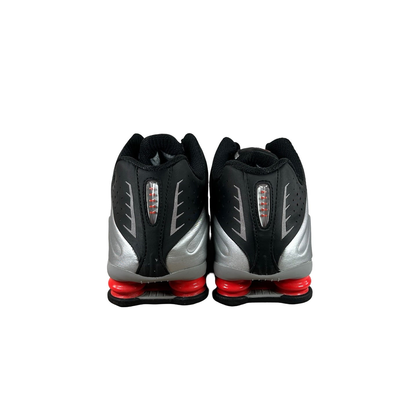 HQ1988 002 Nike Shox R4 Black Metallic Silver (2025) [USED] - 11 M (Used5)