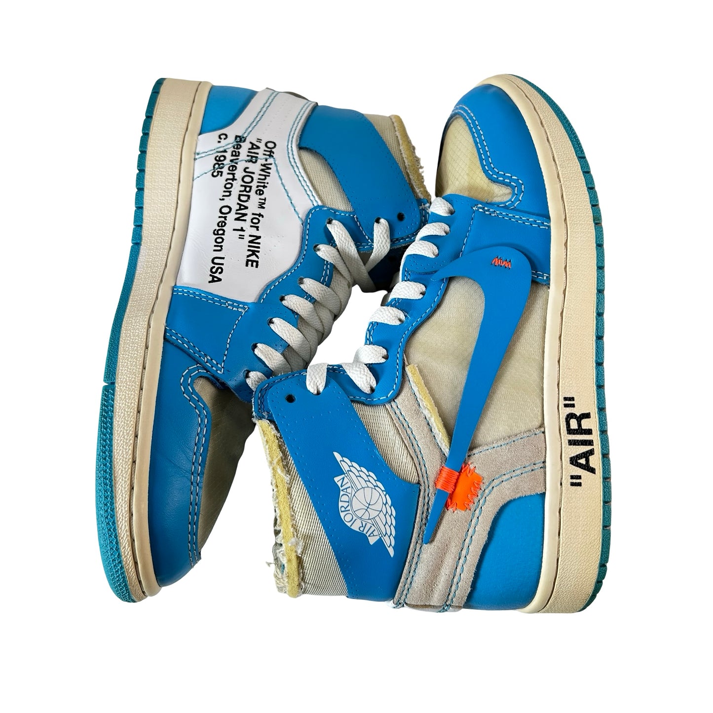 AQ0818 148 Jordan 1 Retro High Off-White UNC [USED] - 6.5 M (Used2)