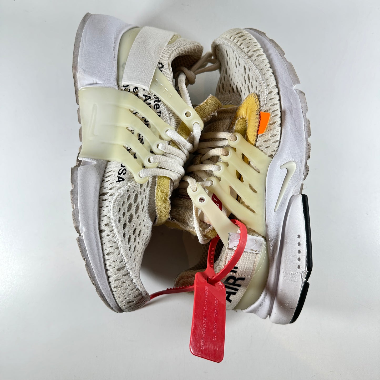 AA3830 100 Nike Air Presto Off-White White [USED] - 5 M (Used)