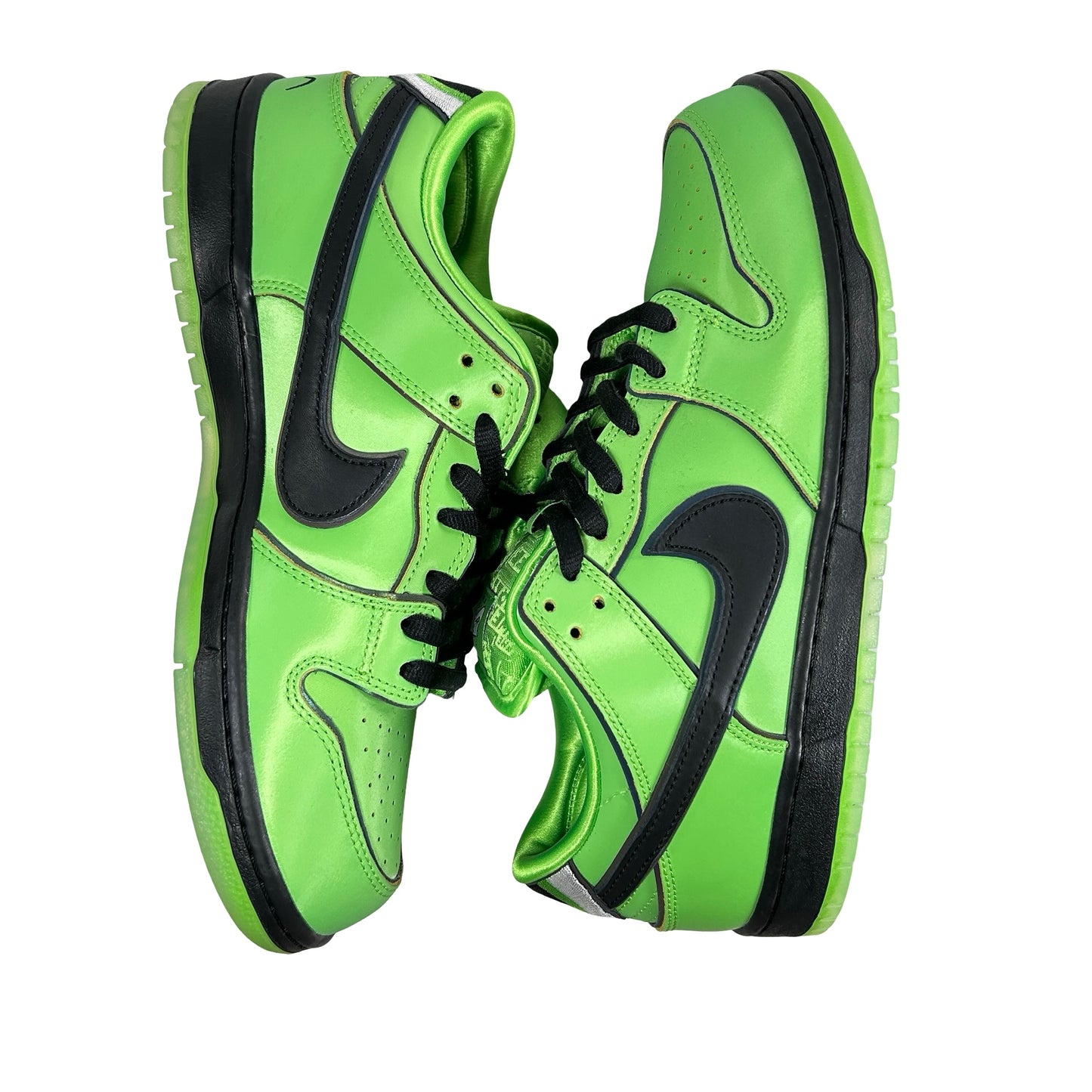 FZ8319 300 Nike SB Dunk Low The Powerpuff Girls Buttercup [USED] - 10 M (Used) (No Box)