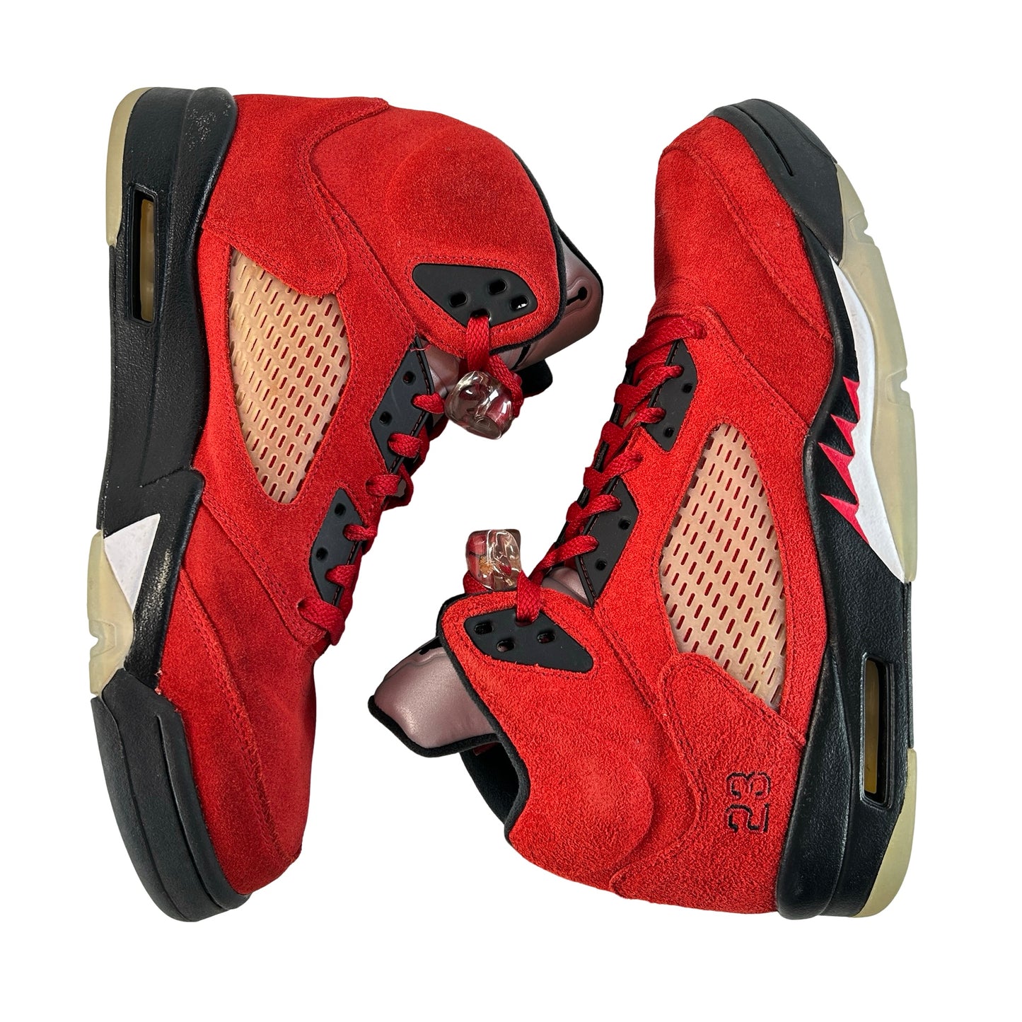 DD0587 600 Jordan 5 Raging Bull Red (2021) [USED] - 12 M (Used)