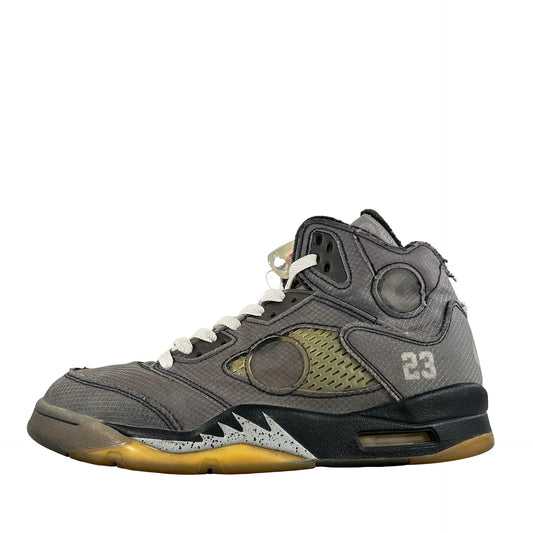 CT8480 001 Jordan 5 Blanco roto Negro
