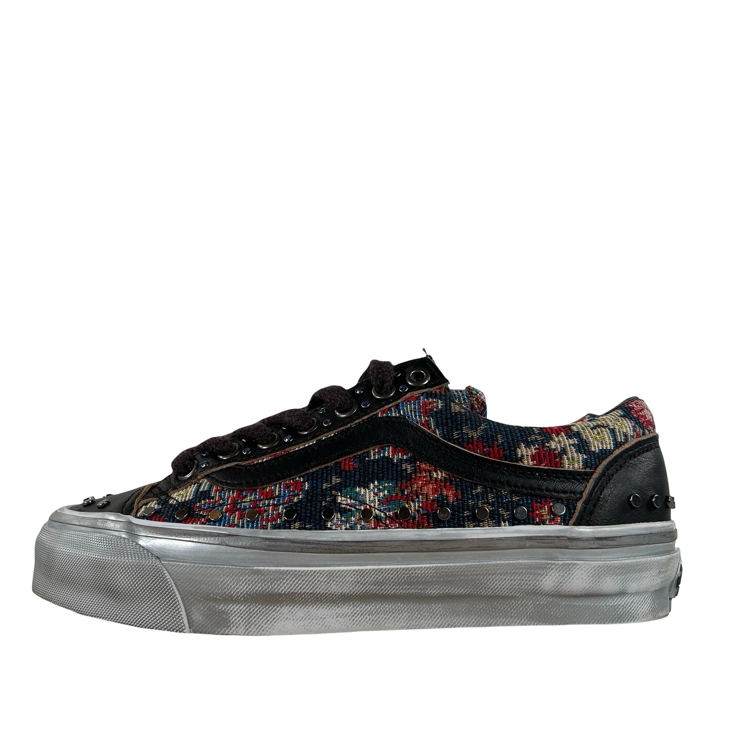 VN000D2GBLA Vans OTW Old Skool 36 Vibram Floral Rivets Black [USED] - 6 M (Used)