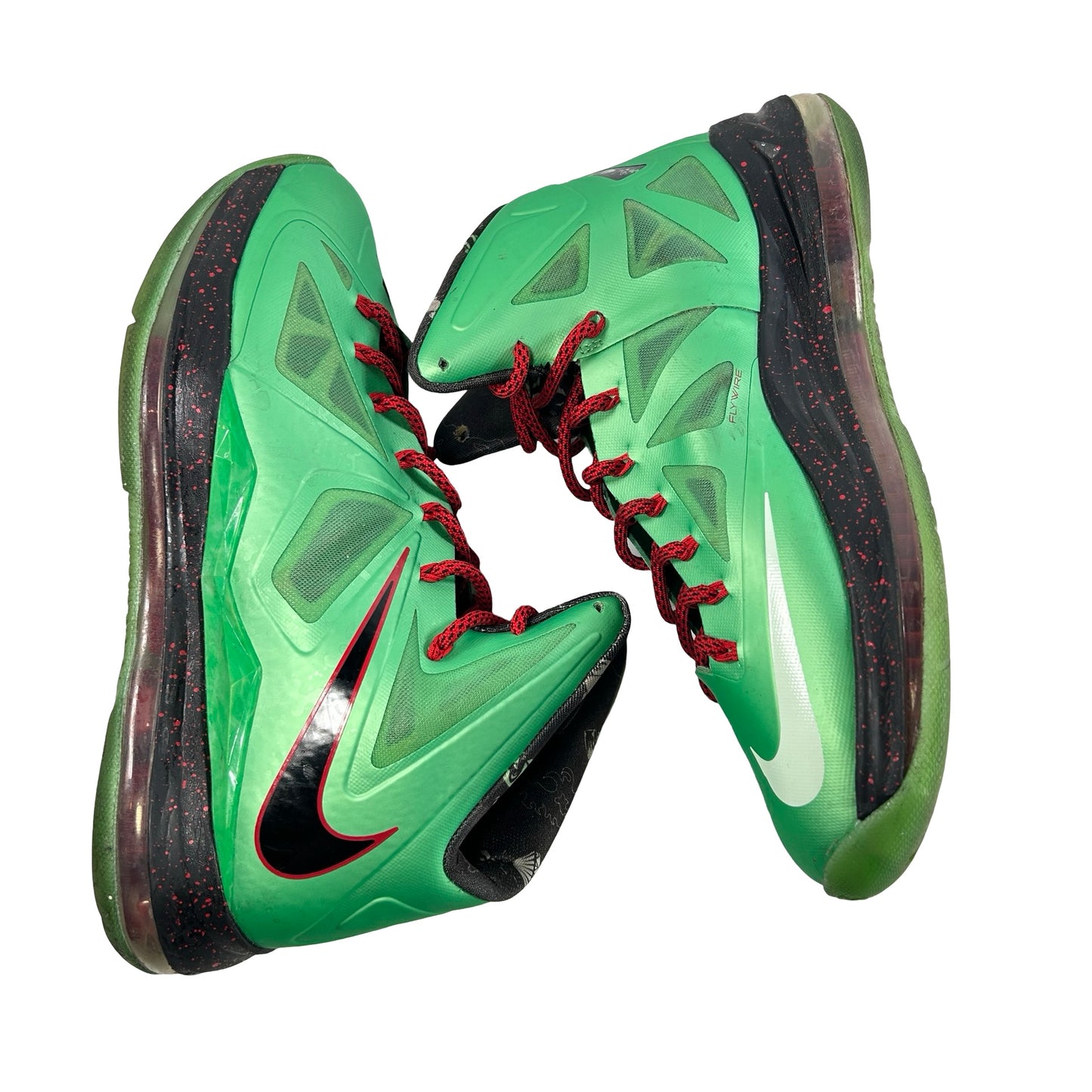 541100 303 Nike LeBron X Cutting Jade [USED] - 9.5 M (Used) (No Box)