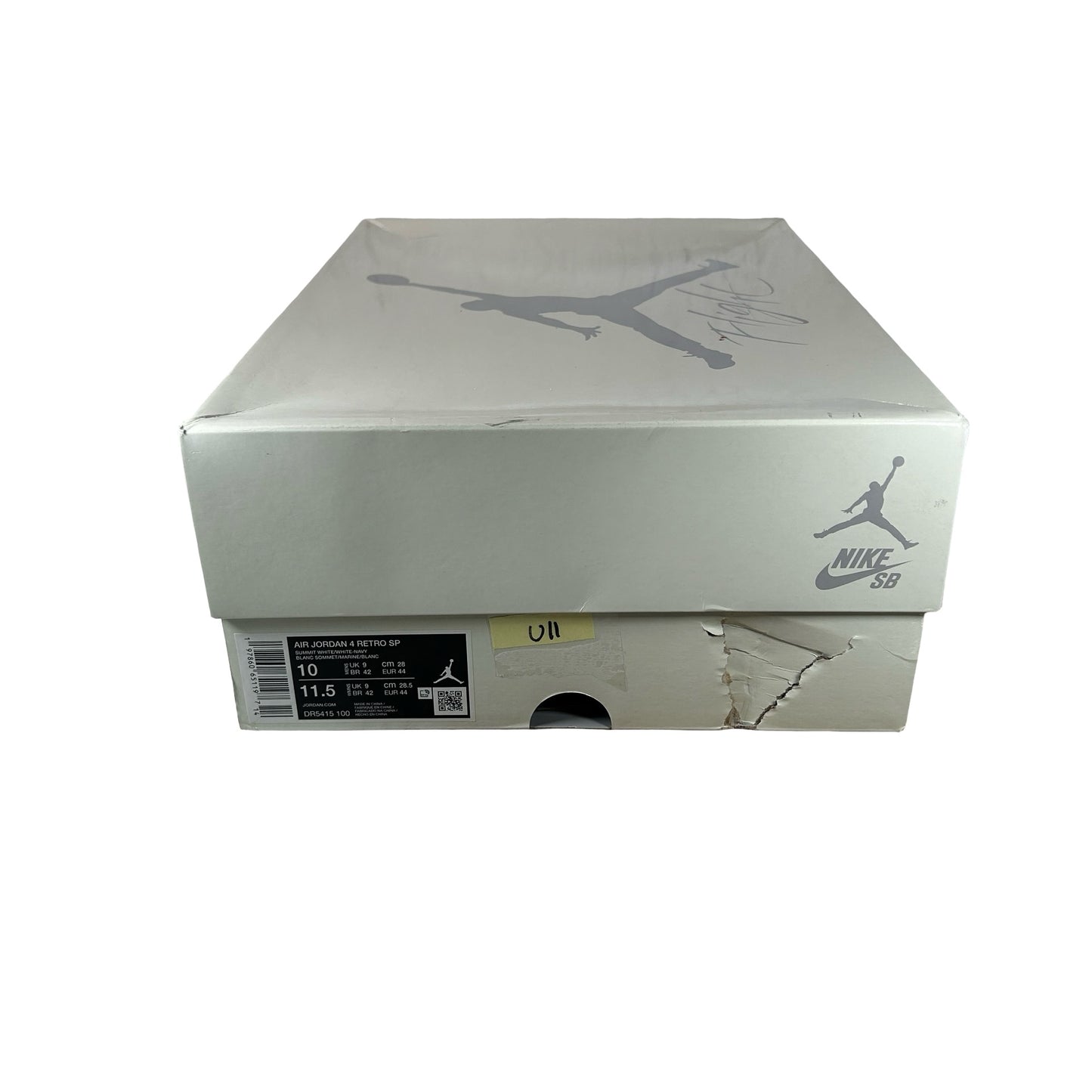 DR5415 100 Jordan 4 Retro SB Navy [USED] - 10 M (Used11)