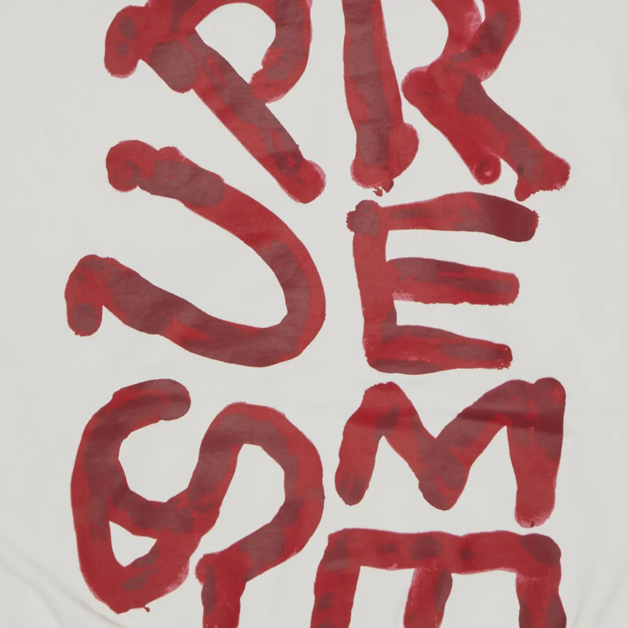 Supreme Paint Hooded Sweatshirt White [USED] - M (Used)