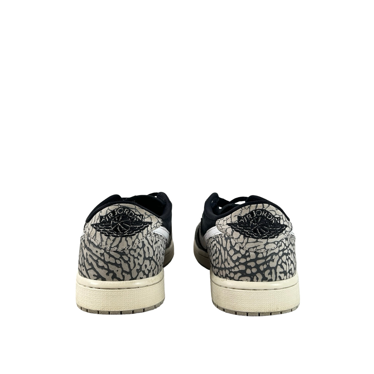 CZ0790 001 Jordan 1 Retro Low OG Black Cement [USED] - 8 M (Used)