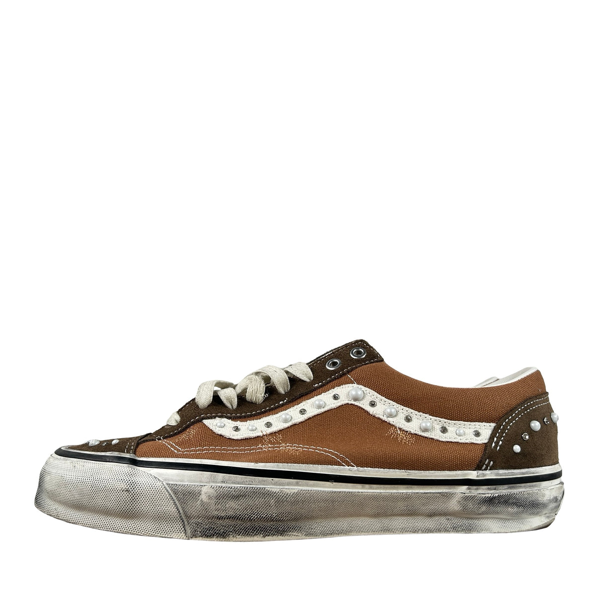 VN000E8VFST Vans LX Old Skool 36 Pearlized Pack Vintage Cocoa Brown [USED] - 11 M (Used)