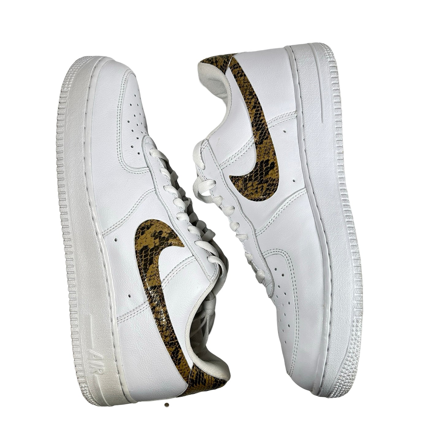 AO1636 100 Nike Air Force 1 Low Retro Ivory Snake [USED] - 11 M (Used) (No Box)