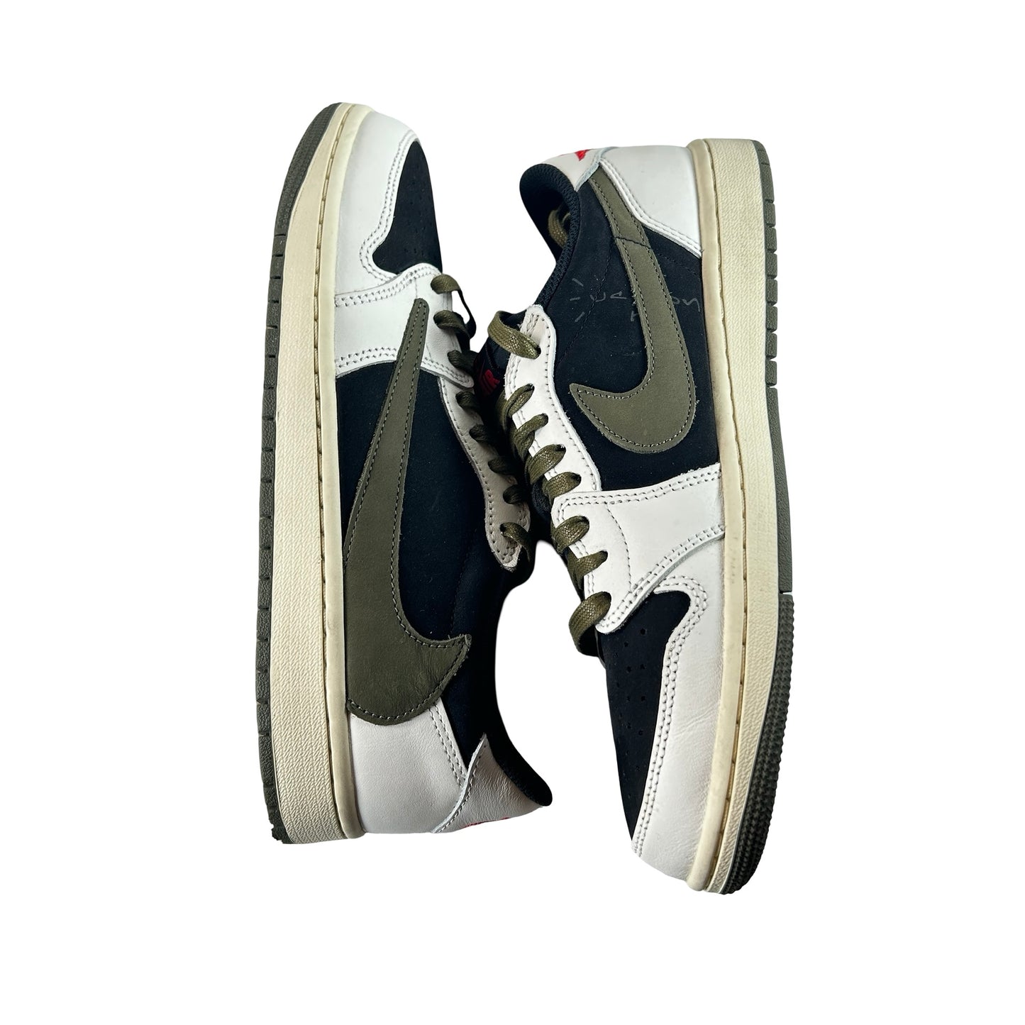 DZ4137 106 Jordan 1 Retro Low OG SP Travis Scott Olive (W) [USED] - 9 W (Used5)