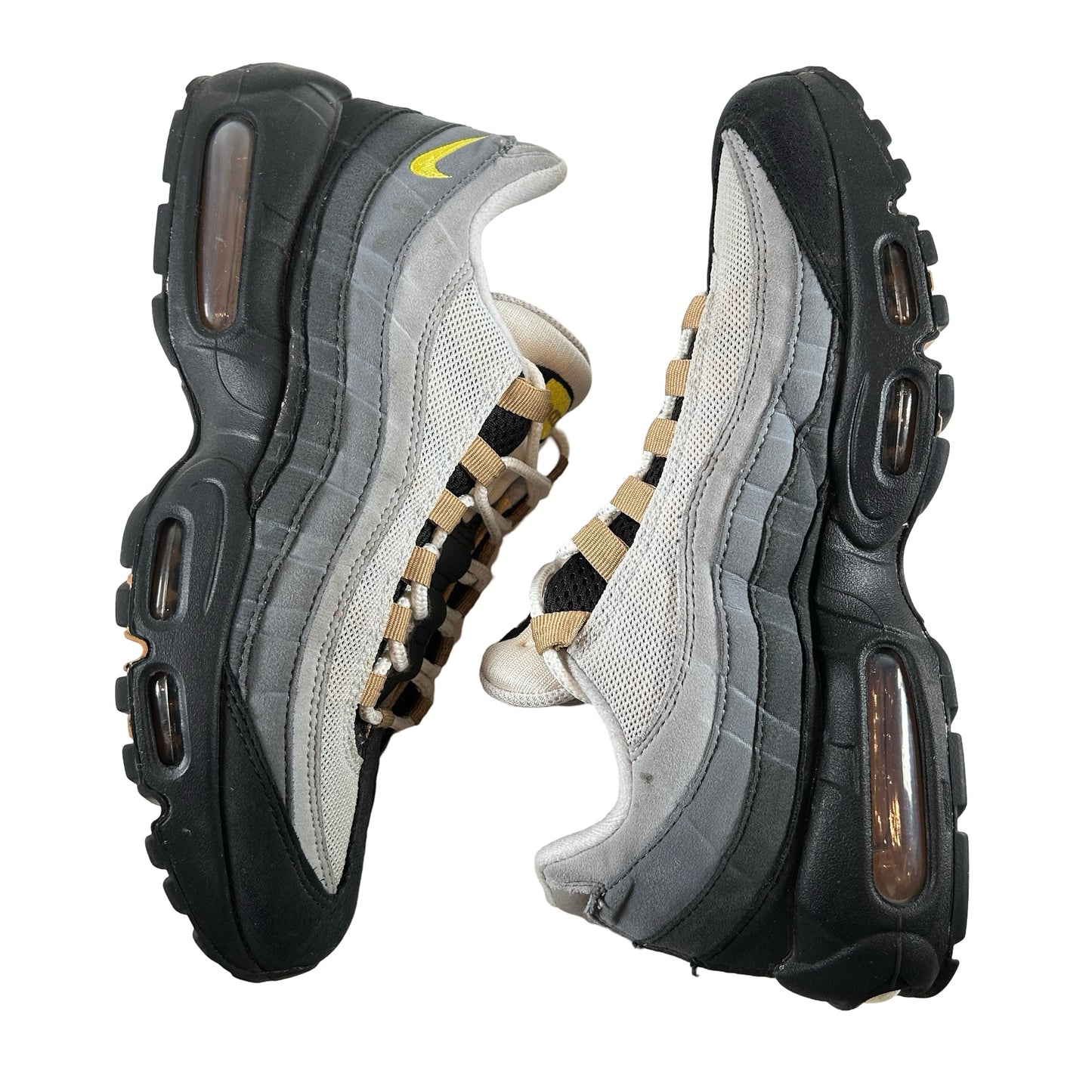 DX4236 100 Nike Air Max 95 Icons Yellow Strike [USED] - 8 M (Used) (No Box)