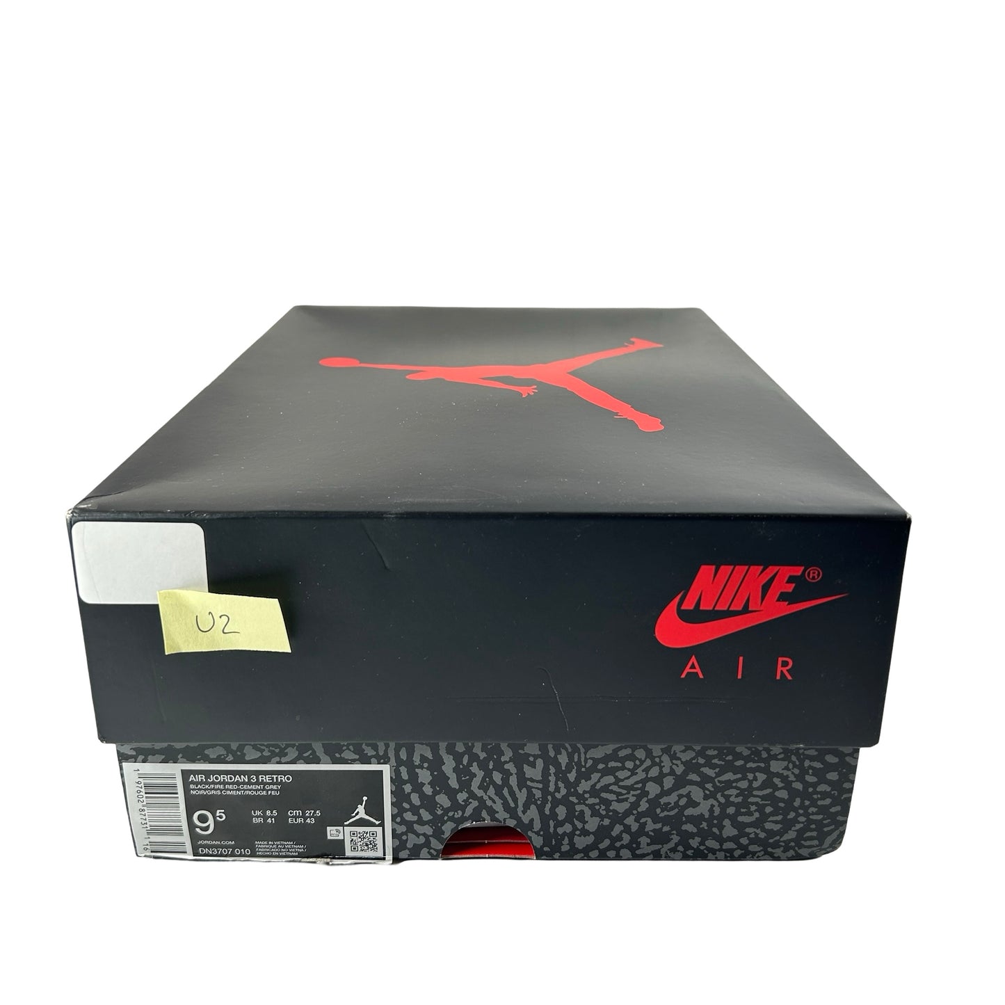DN3707 010 Jordan 3 Retro Black Cement Reimagined (2024) [USED] -9.5 M (Used2)