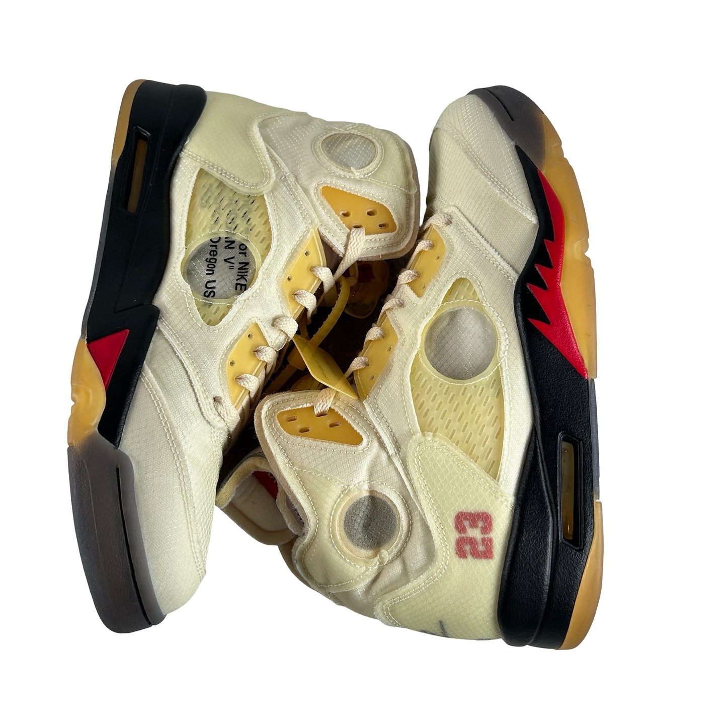 DH8565 100 Jordan 5 Off-White Sail [USED] - 12 M (VNDS3)