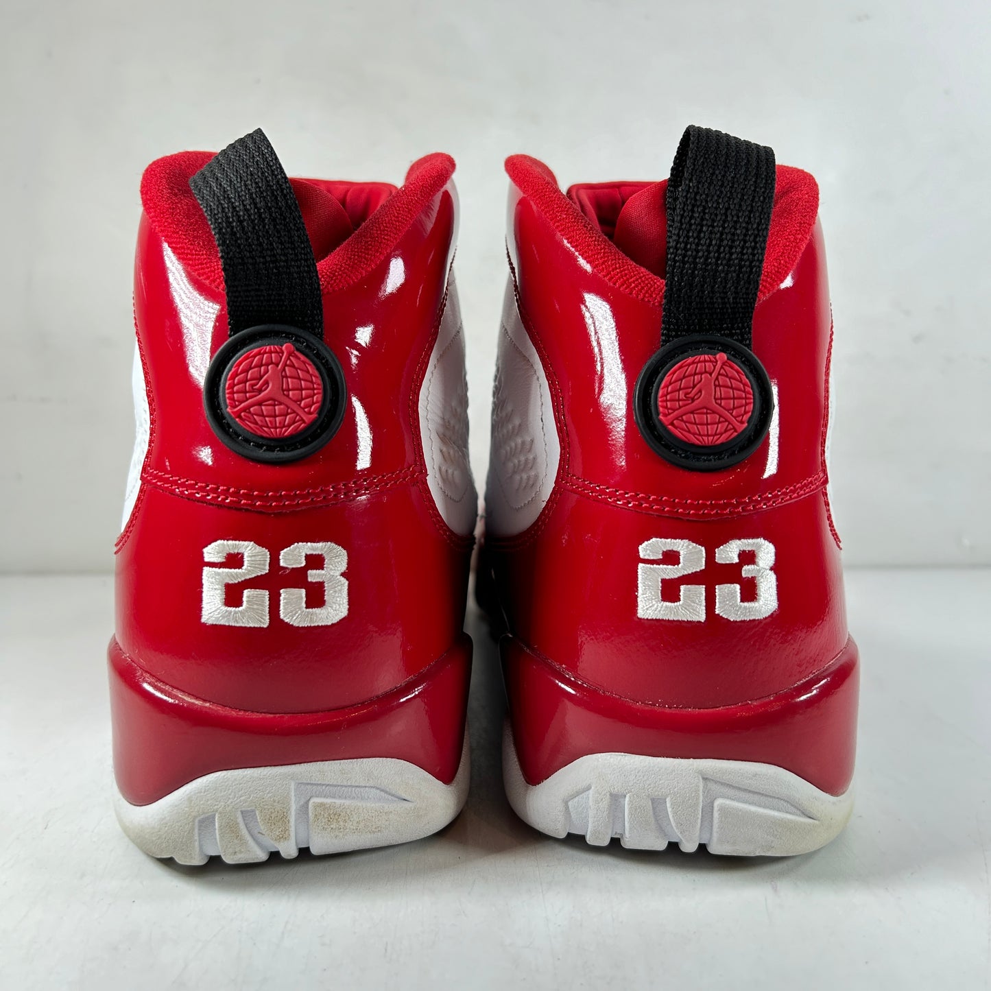 302370 160 Jordan 9 Retro White Gym Red [USED] - 13 M (Used) (No Box)