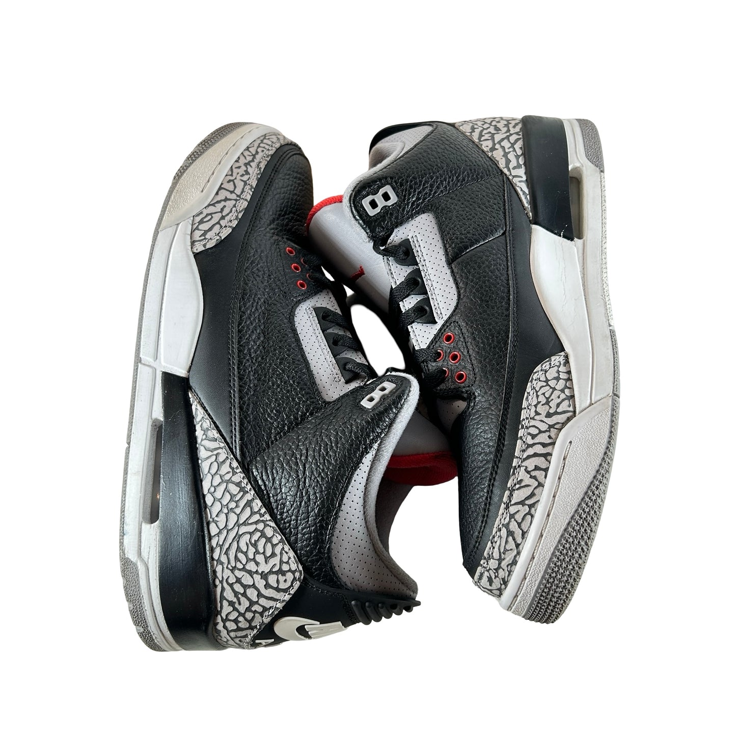 854262 001 Jordan 3 Black Cement 2018 [USED] - 12 M (Used7)