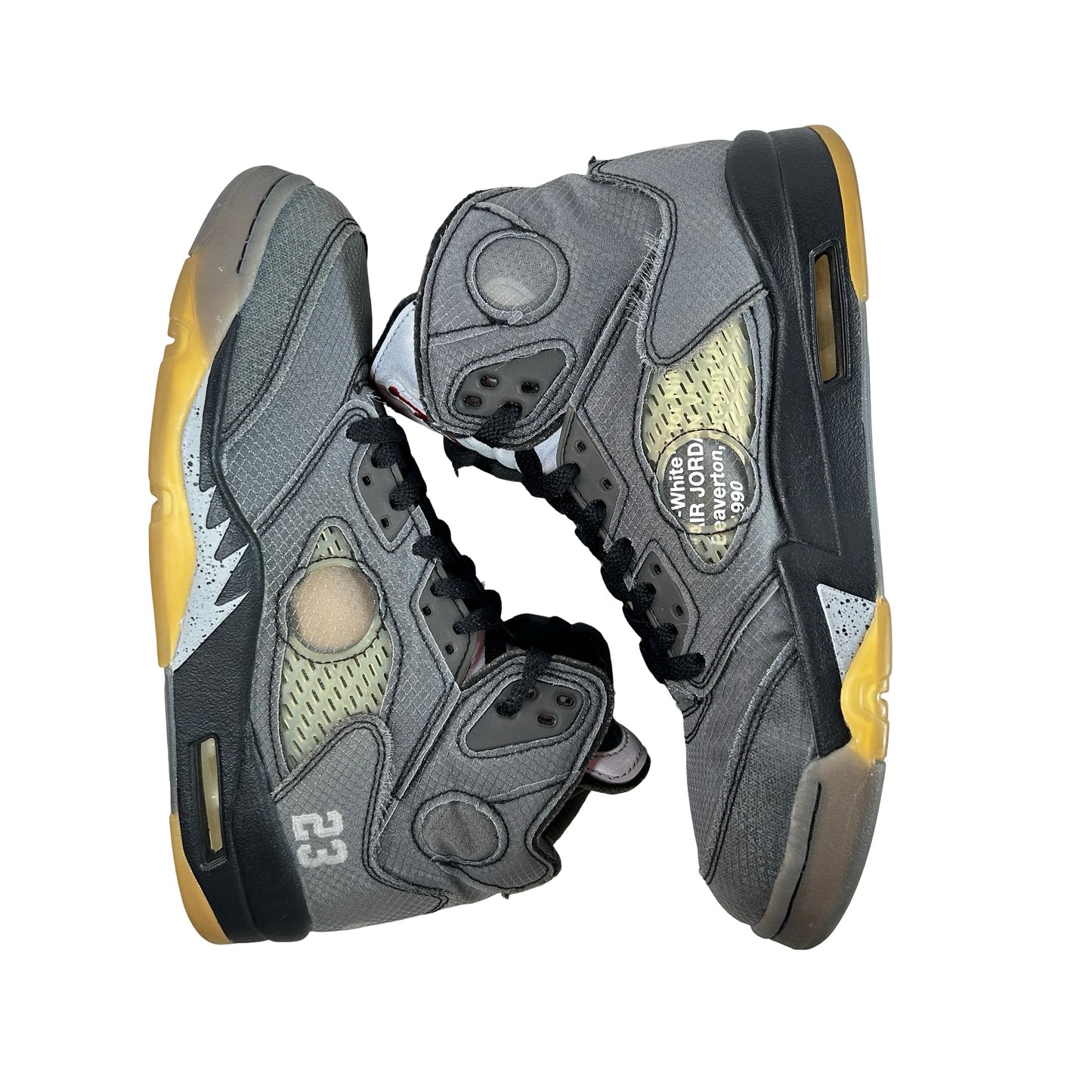 CT8480 001 Jordan 5 Off-White Black [USED] - 8 M (Used6)