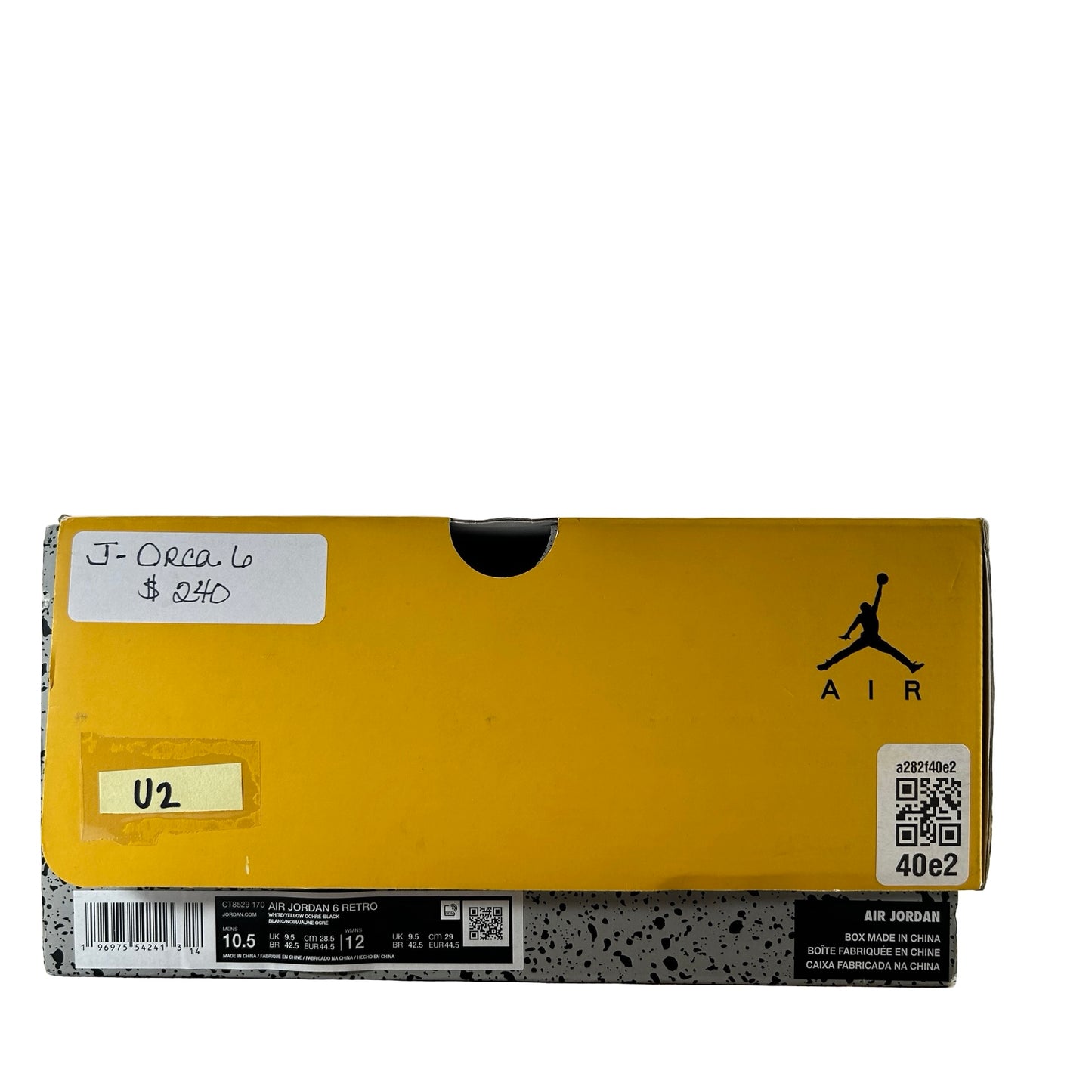 CT8529 170 Jordan 6 Retro Yellow Ochre [USED] - 10.5 M (Used2)