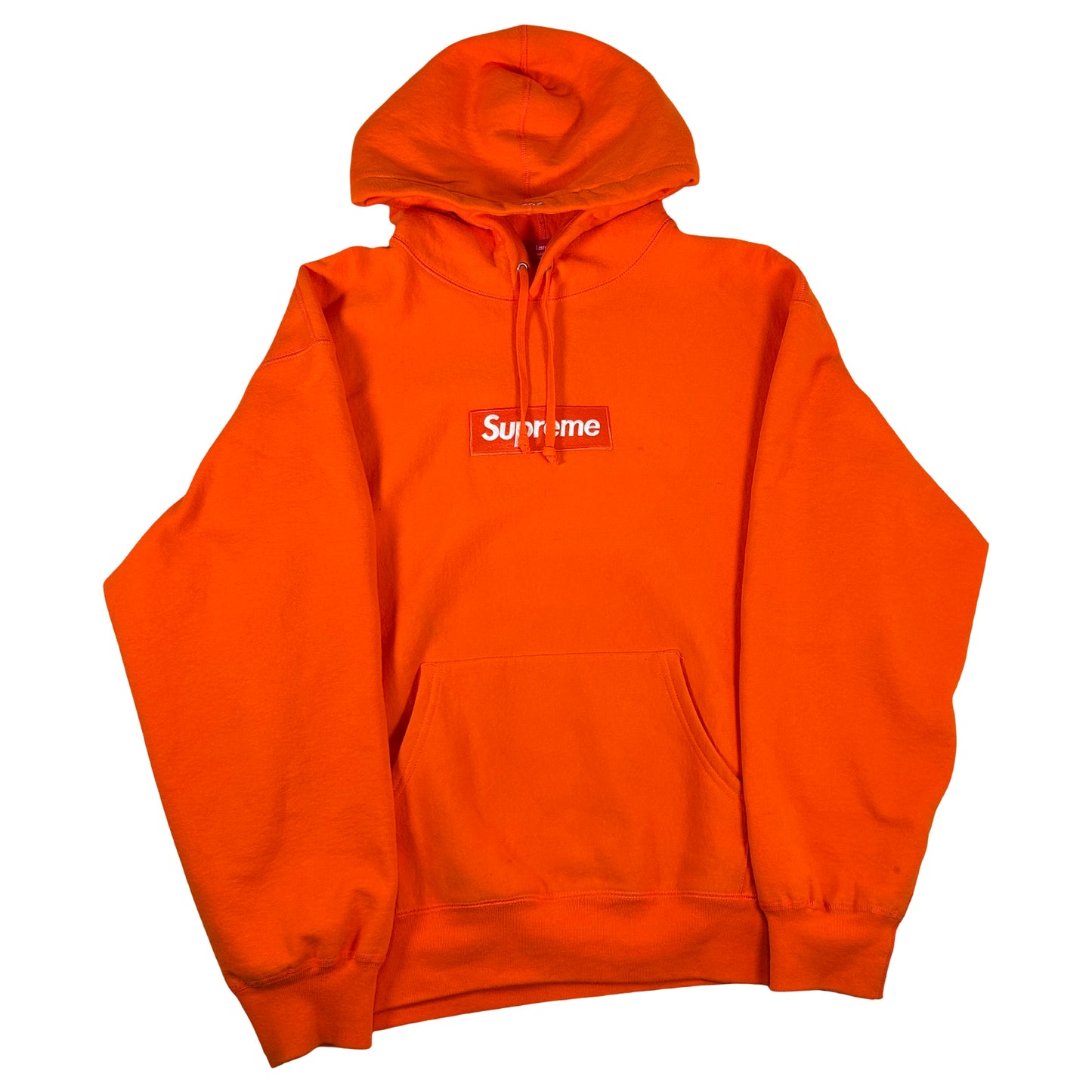 Supreme Box Logo Hooded Sweatshirt Sweatshirt (FW24) Dark Orange [USED] - L (Used)