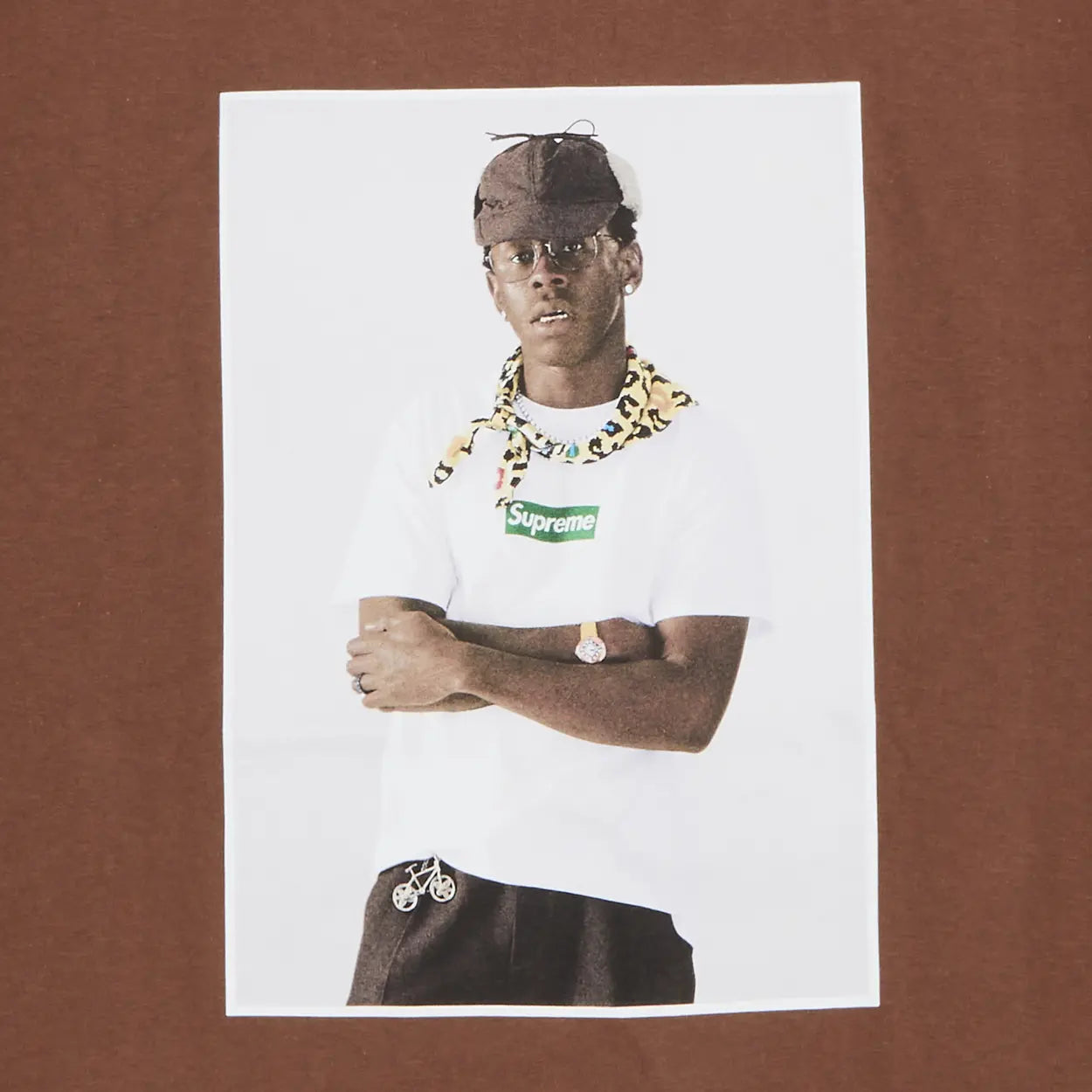 Supreme Tyler The Creator Tee Brown [USED] - XXL (Used)