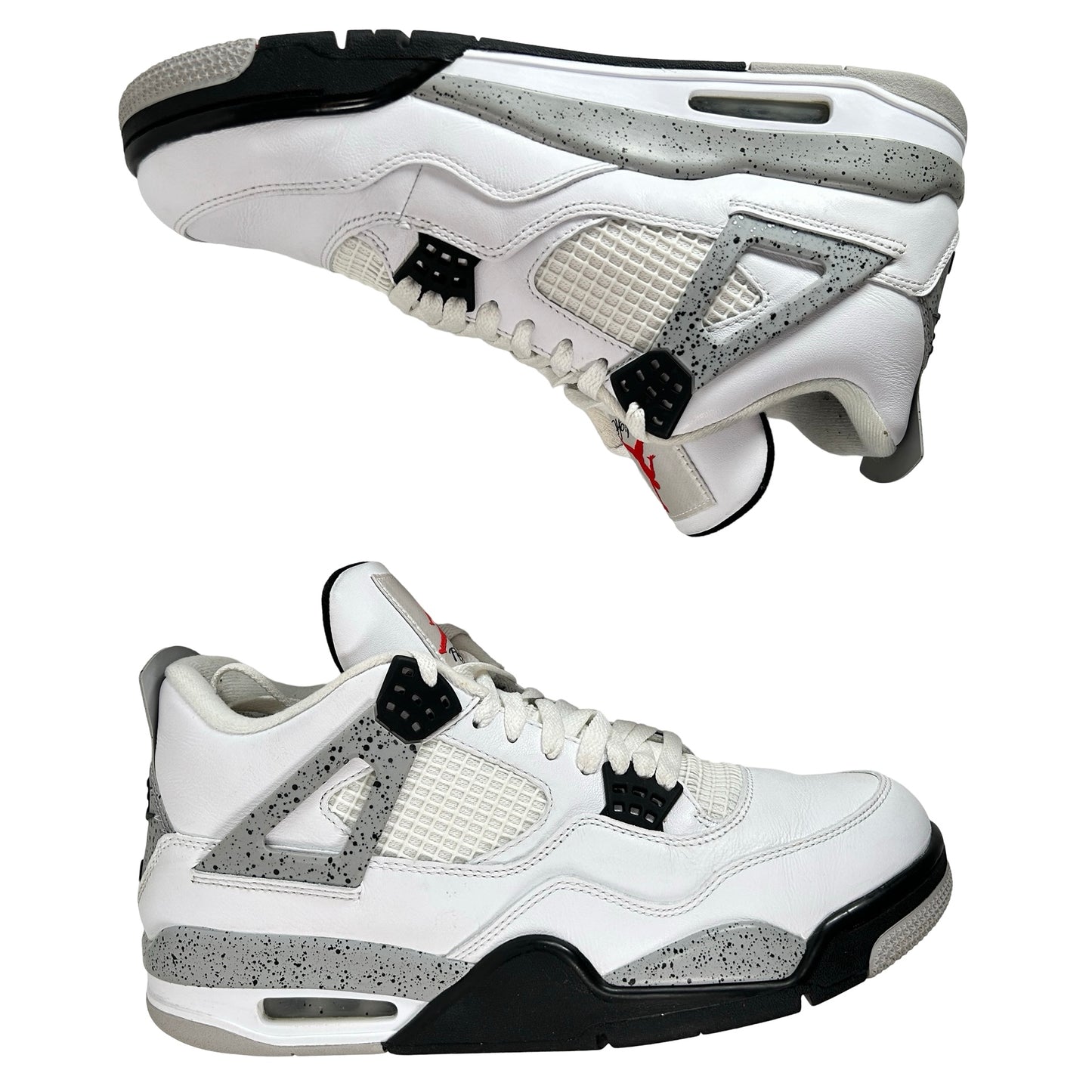 840606 192 Jordan 4 White Cement [USED] - 10.5 M (Used3)