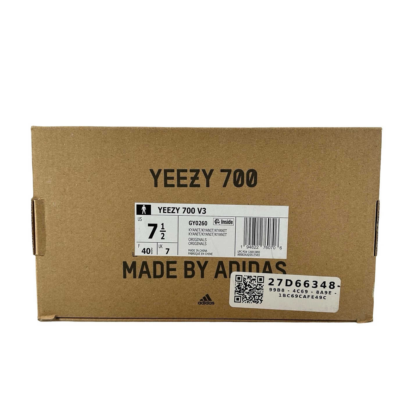 GY0260 adidas Yeezy 700 V3 Kyanite [USED] - 7.5 M (Used)