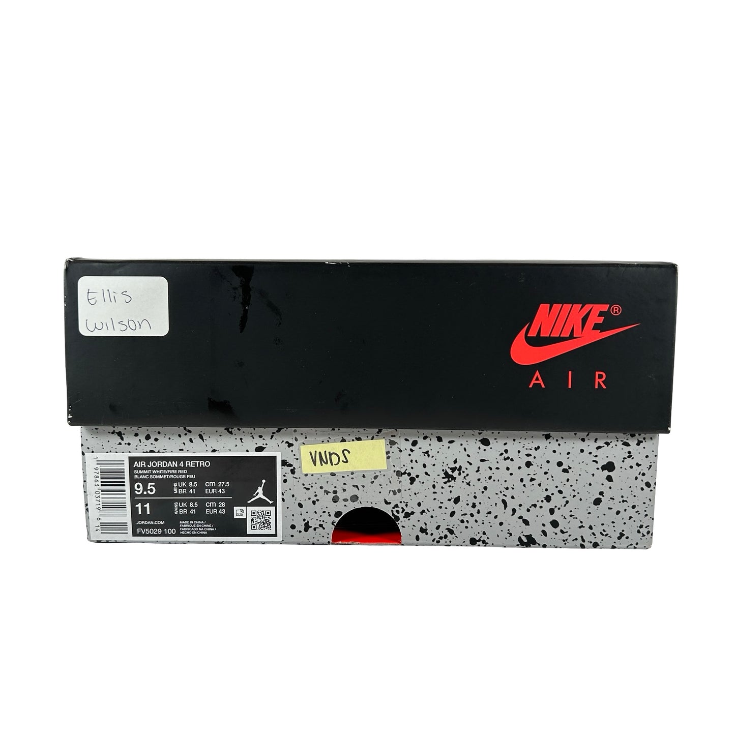 FV5029 100 Jordan 4 Retro White Cement (2025) [USED] - 9.5 M (VNDS)