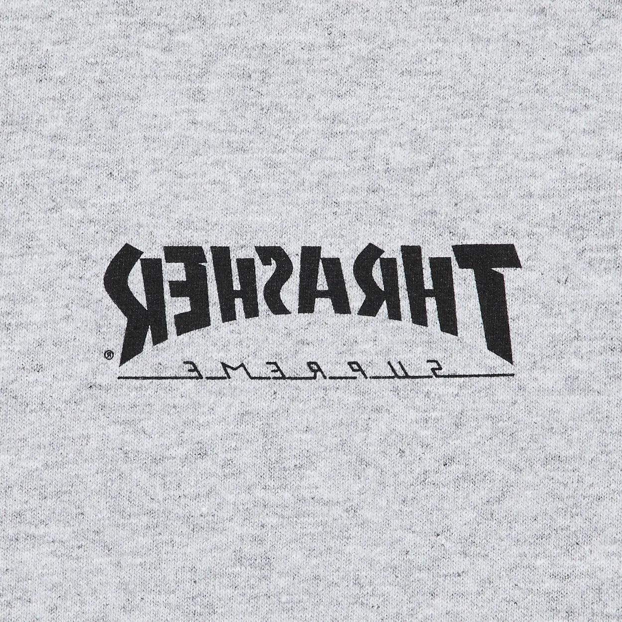 Supreme x Thrasher Cross Tee Heather Grey