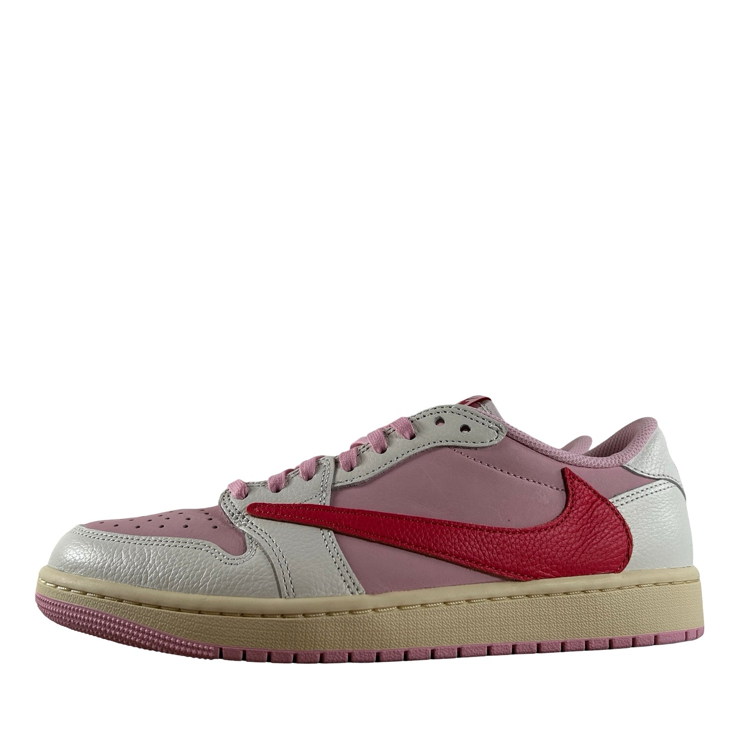 IQ7604 101 Jordan 1 Retro Low OG SP Travis Scott Sail Tropical Pink [USED] - 9 M (Used)