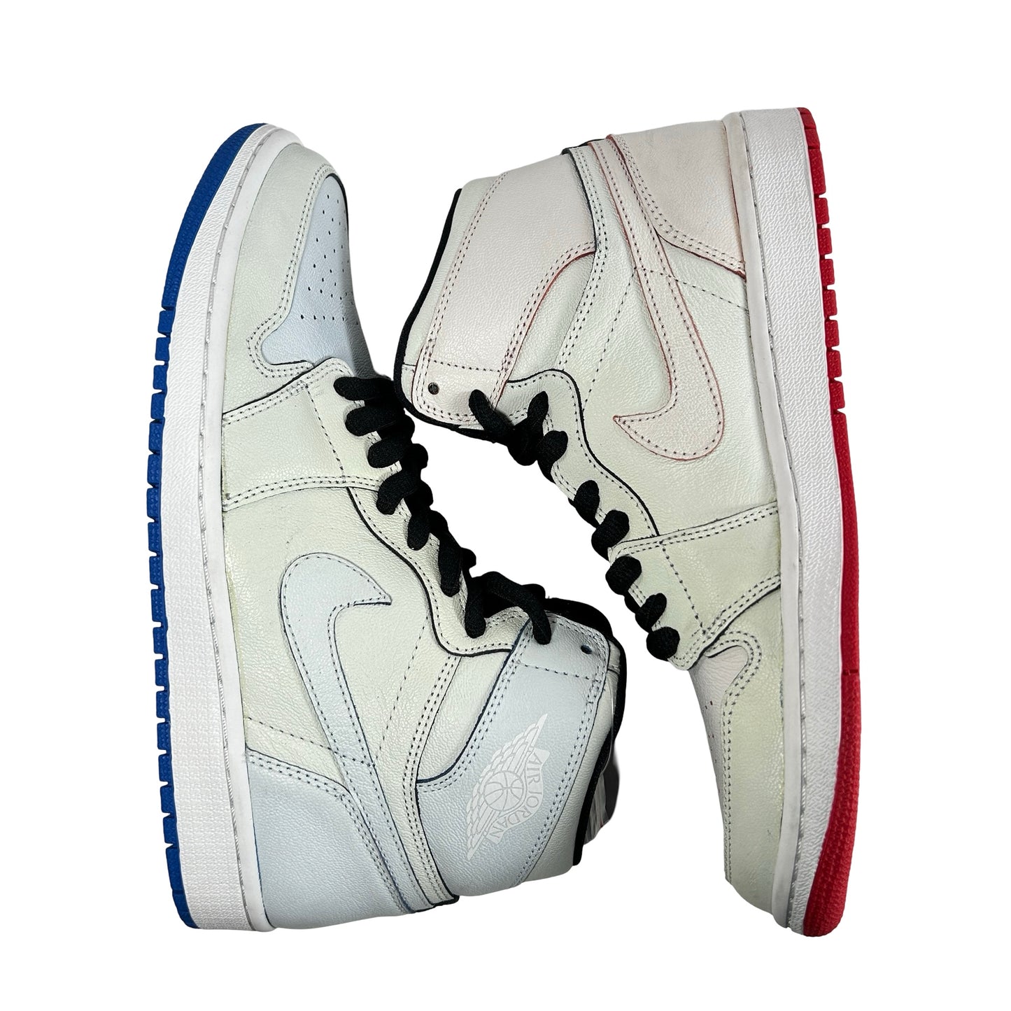 653532 100 Jordan 1 SB Lance Mountain White [CONDITIONAL] - 9 M (Yellowing)