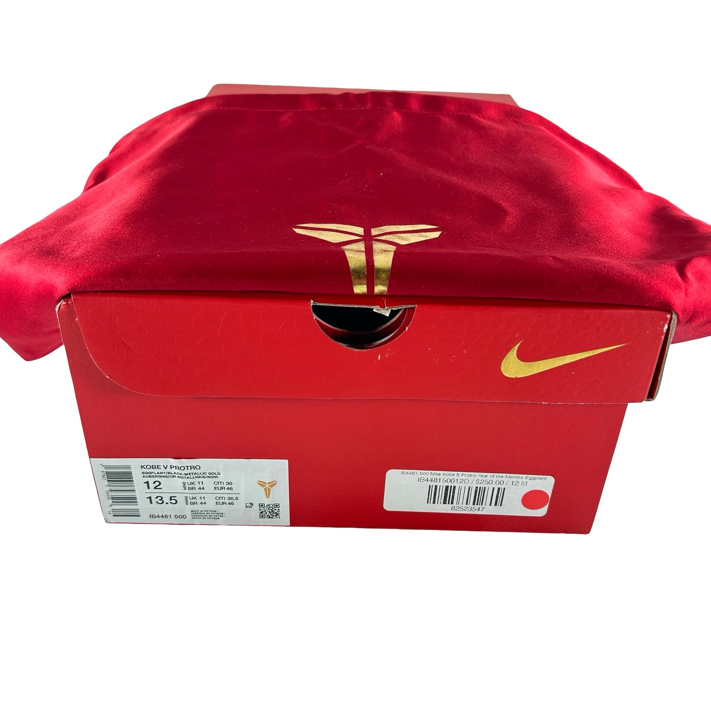 IB4481 500 Nike Kobe 5 Protro Year of the Mamba Eggplant [USED] - 12 M (Used)