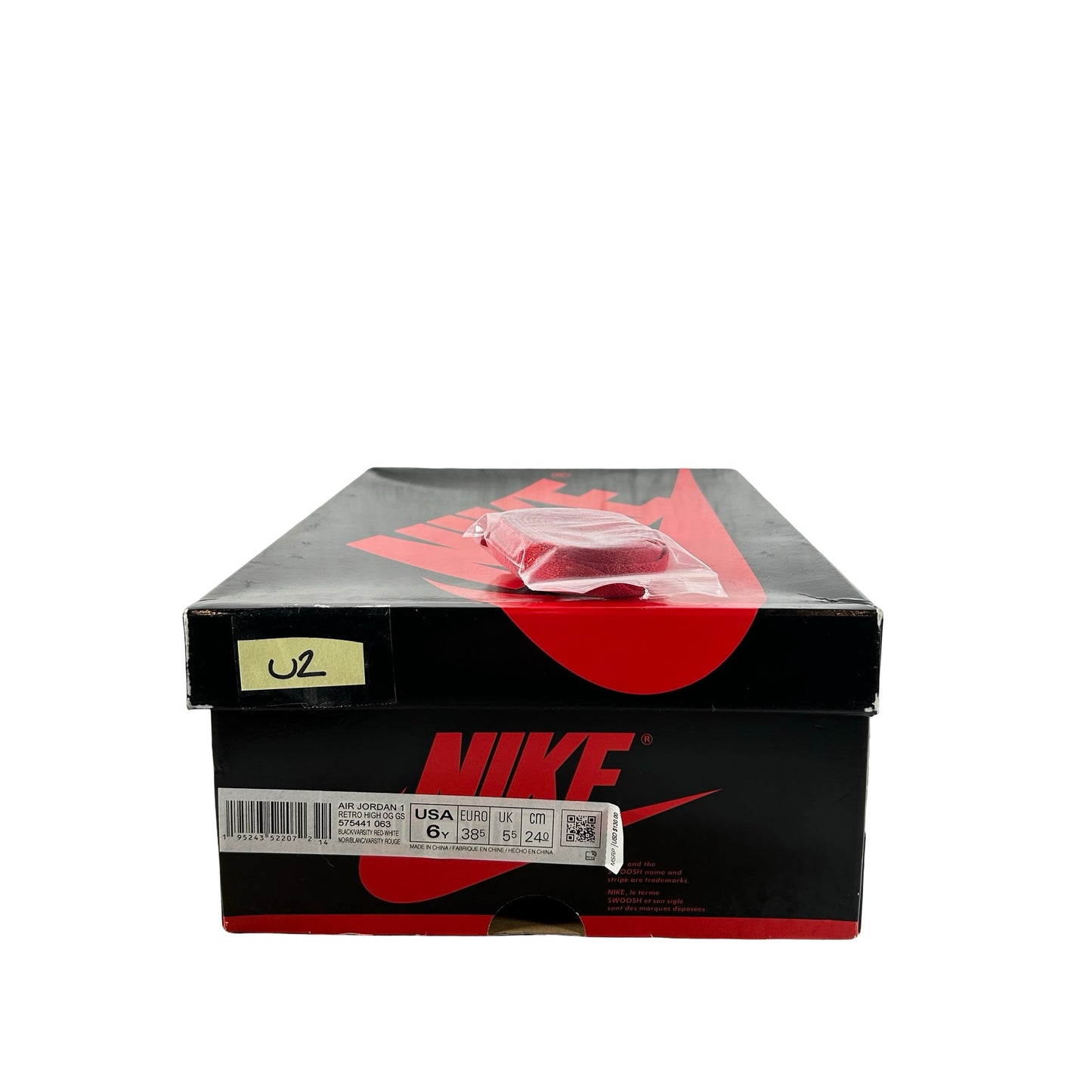 575441 063 Jordan 1 Retro High OG Patent Bred (GS) [USED] - 6 Y (Used2)